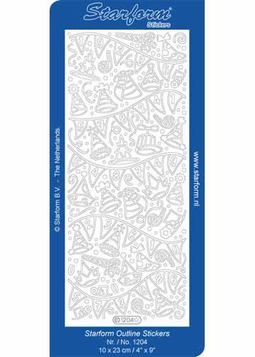 Deco Stickers - Party Hats