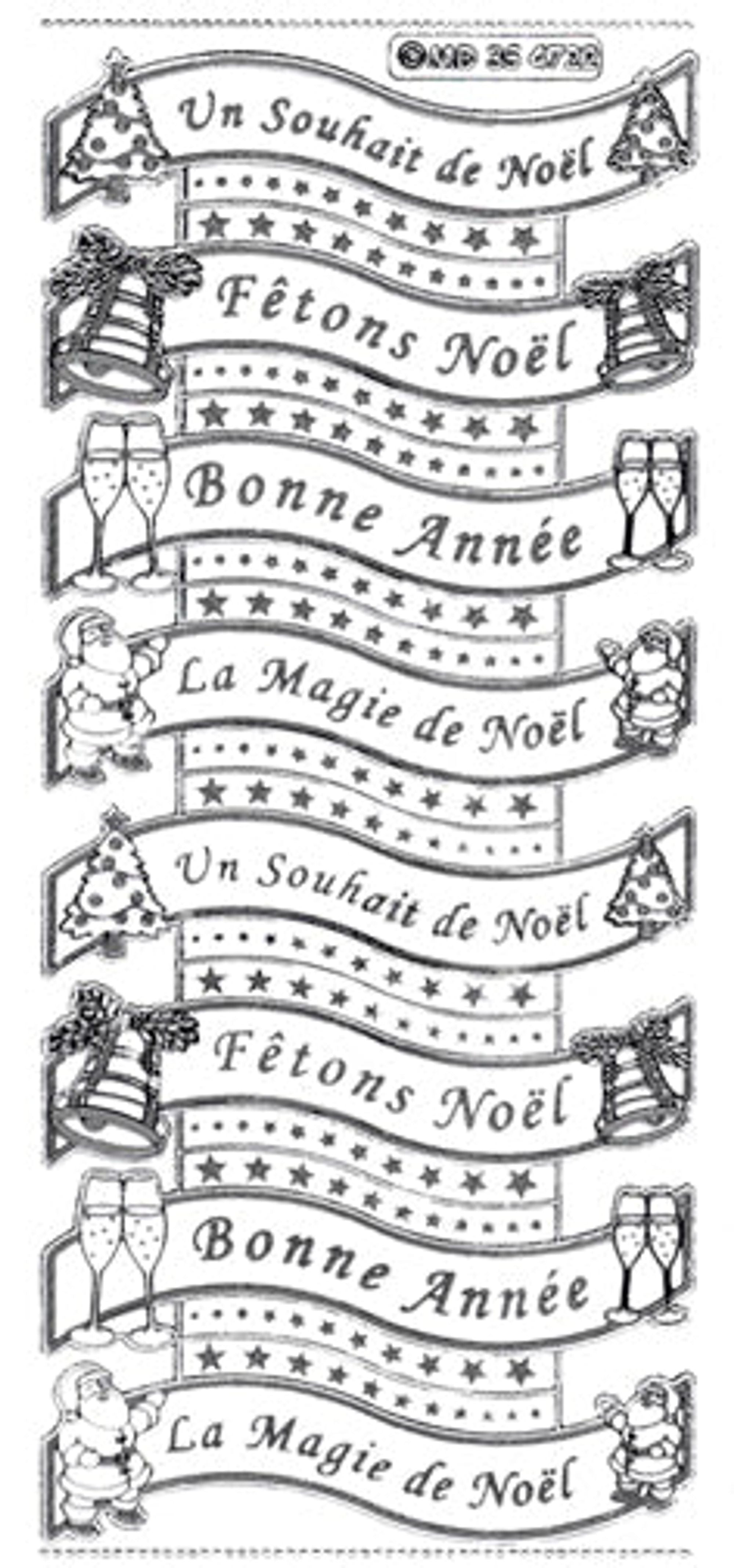 Sticker - French Christmas Greetings