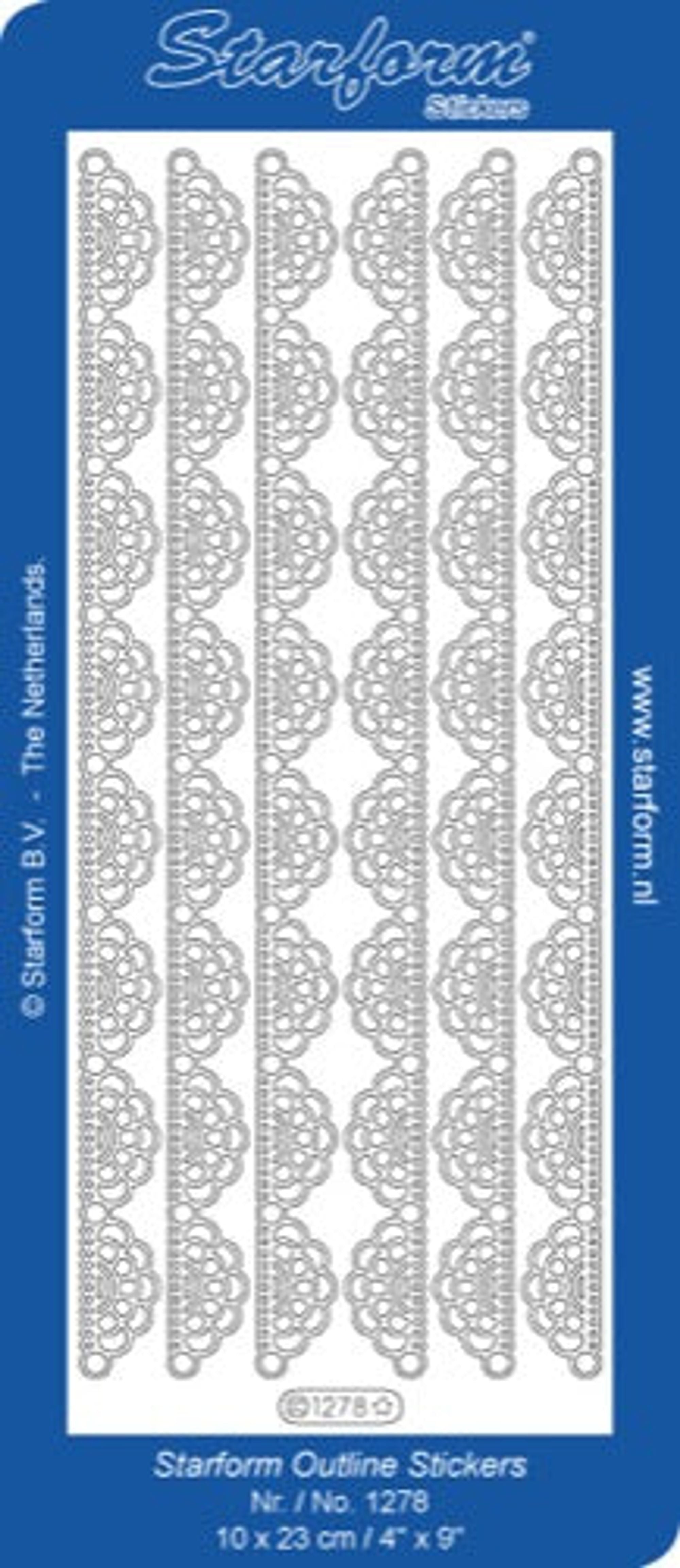 Deco Stickers - Lacey Chain Ribbon