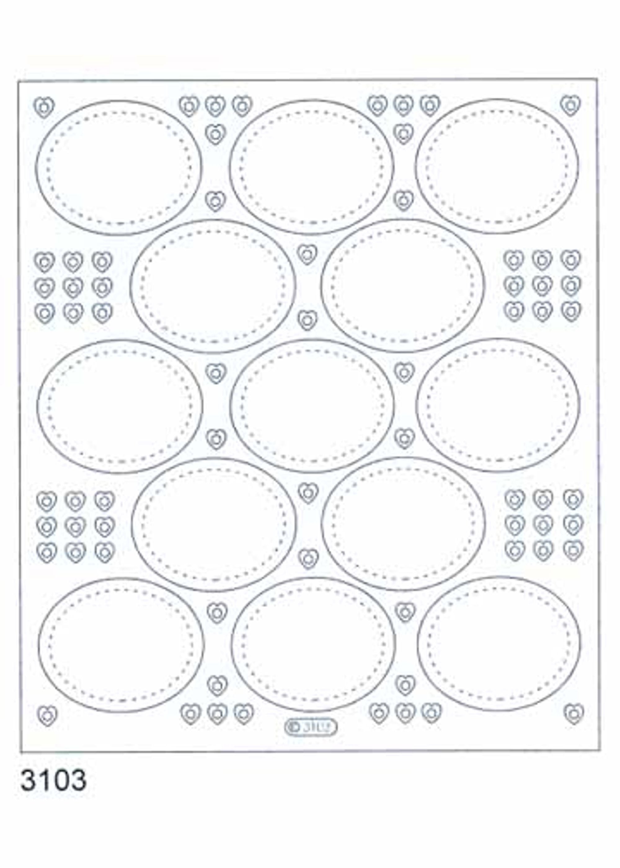 Deco Stickers - Oval Frames
