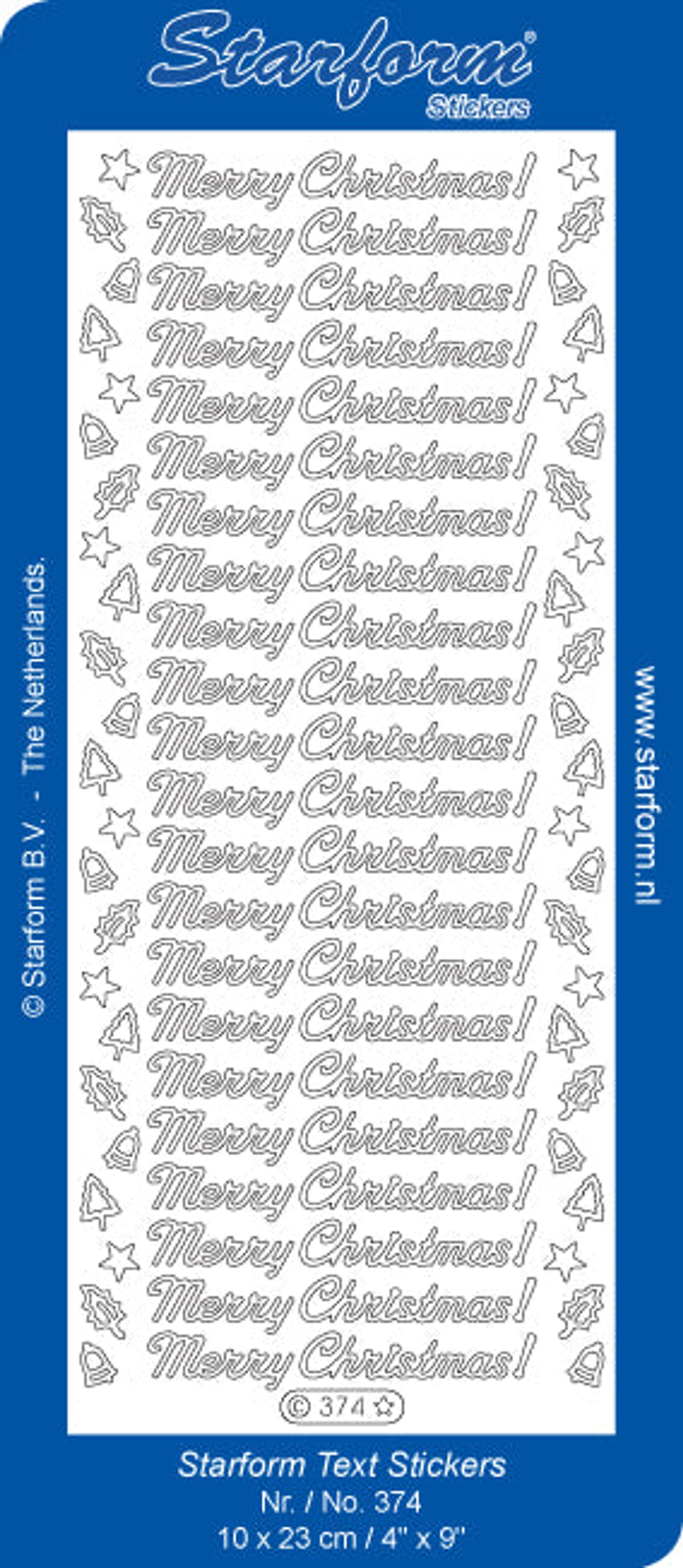 Deco Stickers - Text - Merry Christmas!