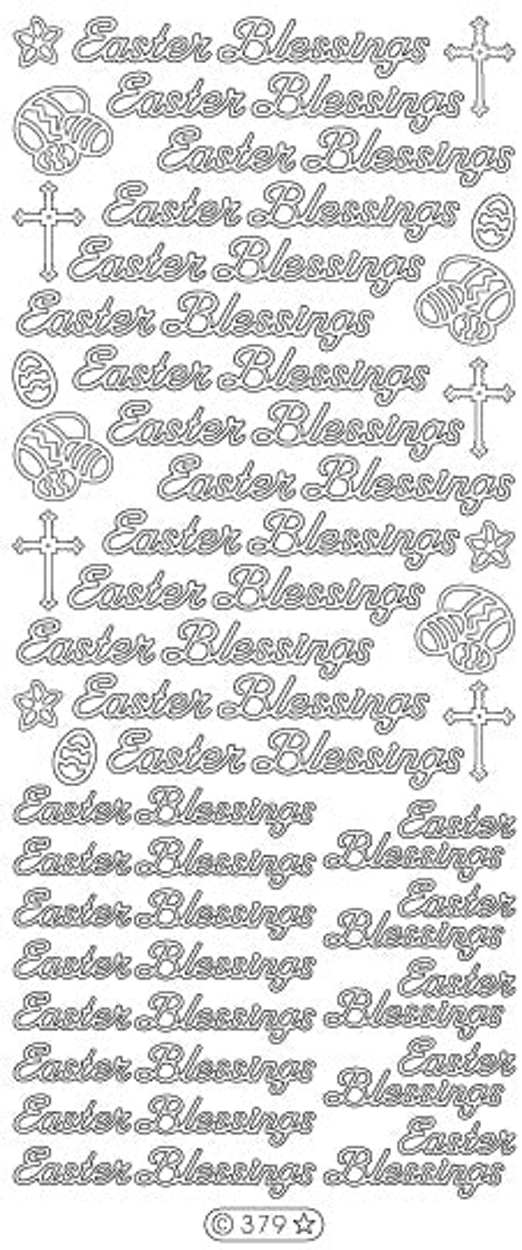 Deco Stickers - Deco Stickers Easter Blessings