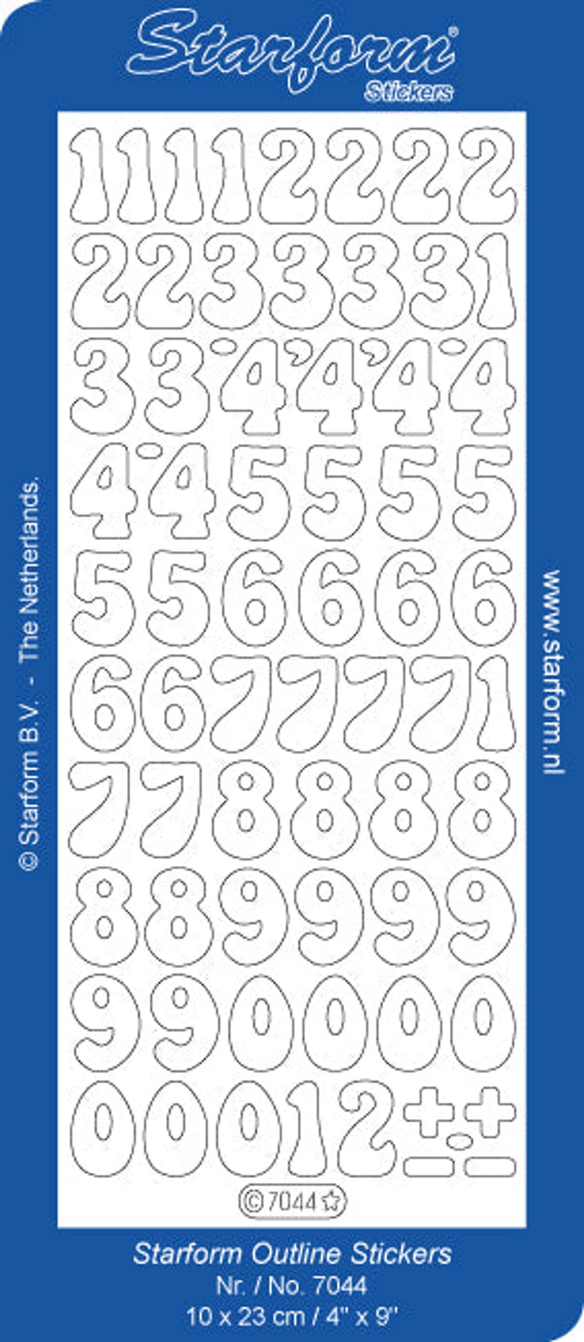 Deco Stickers - Numbers