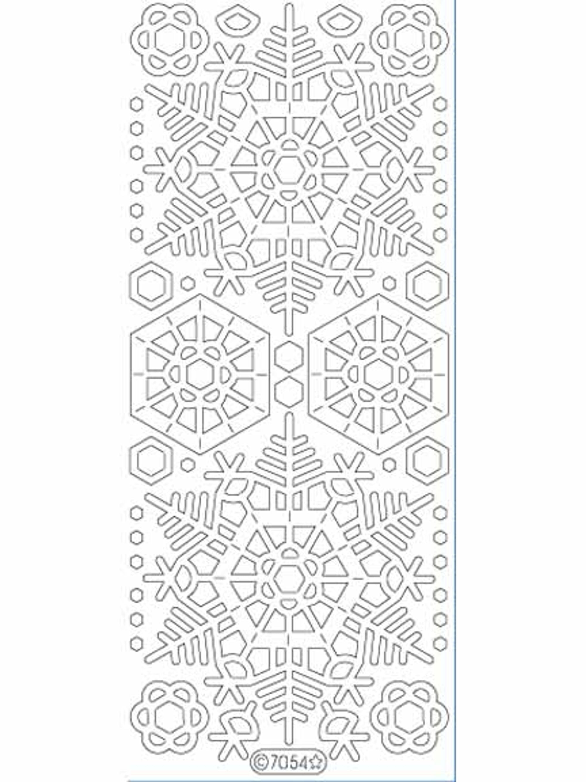 Deco Stickers - Large Snowflakes
