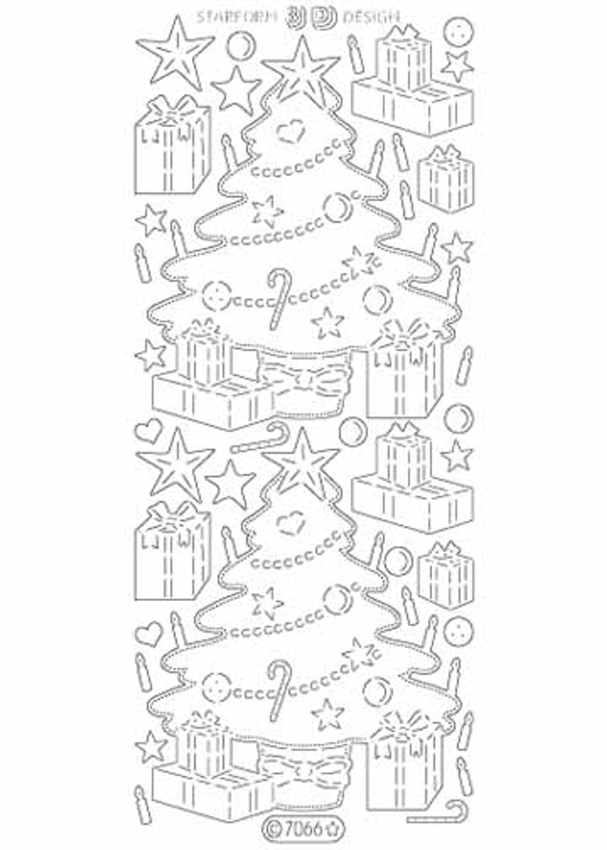 Deco Stickers -  Christmas Tree