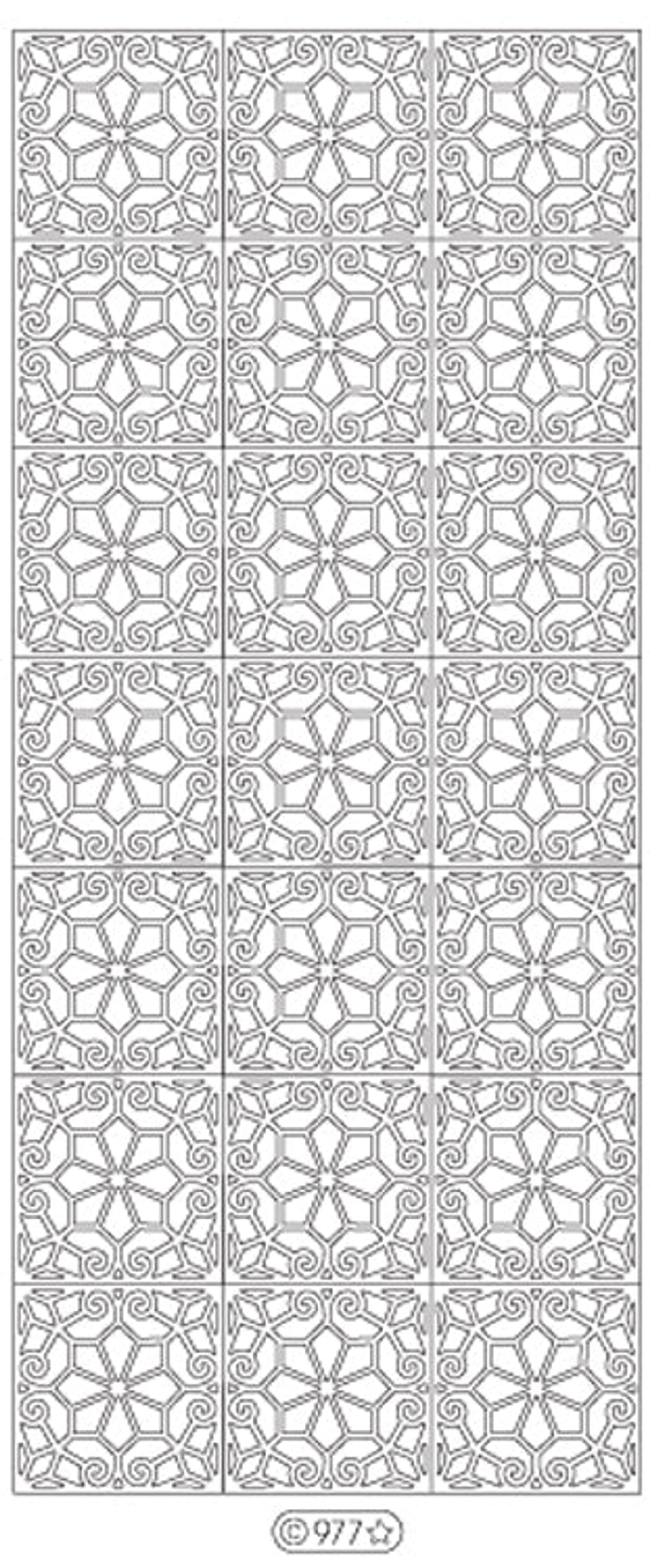 Deco Stickers - Floral Squares
