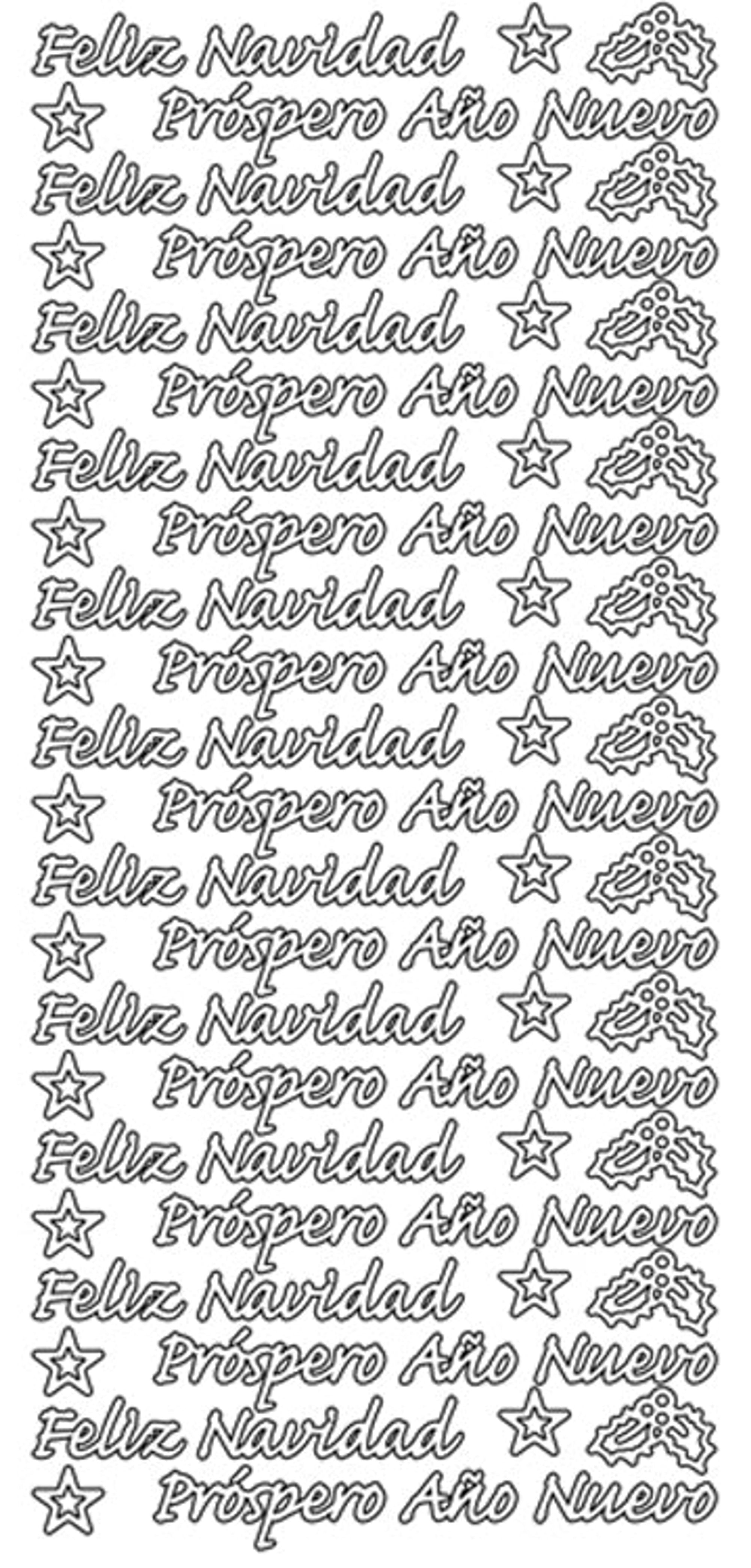 Peel-Off Stickers - Feliz Navidad Prospero