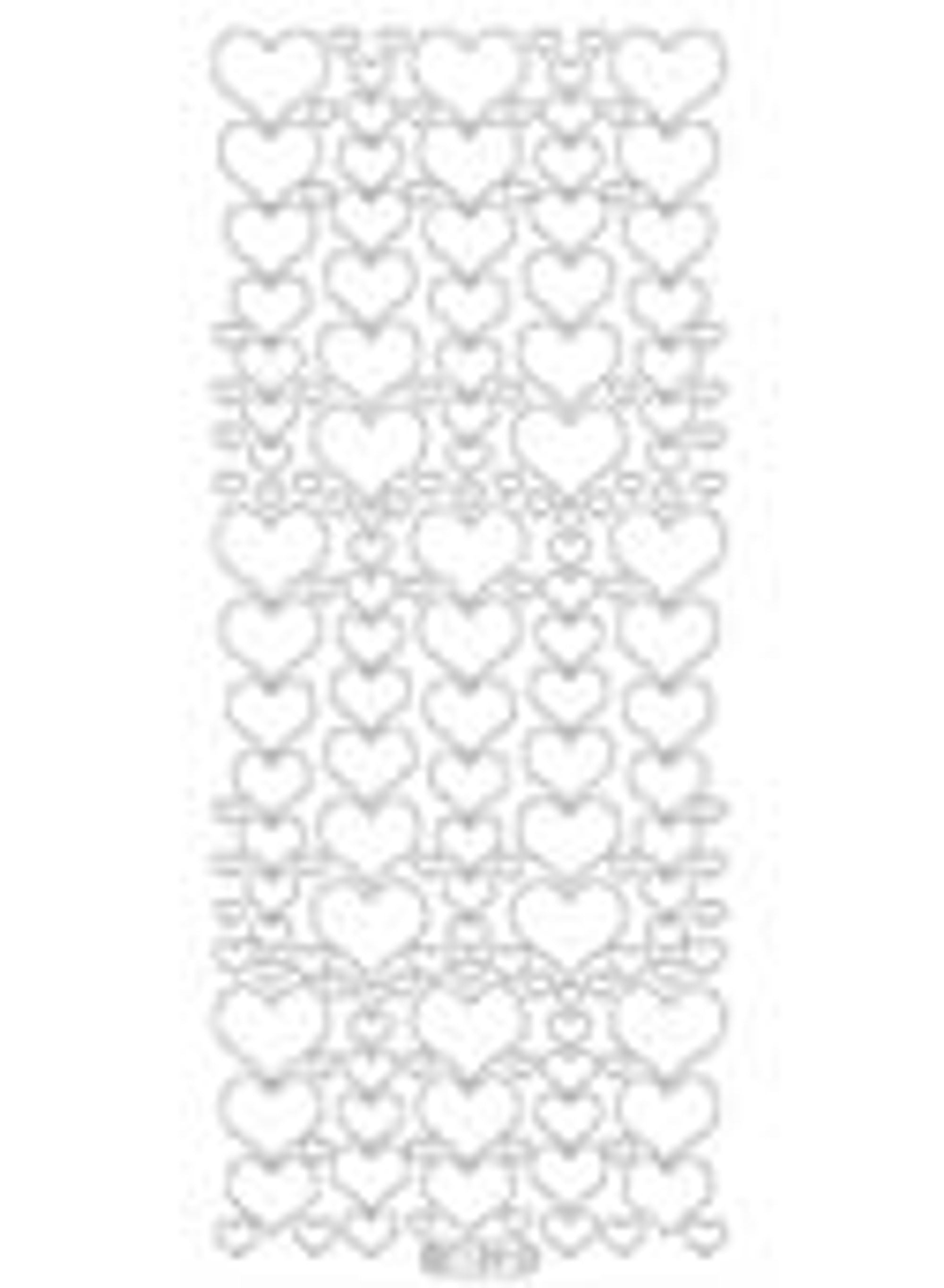 Deco Stickers - Glitter Hearts