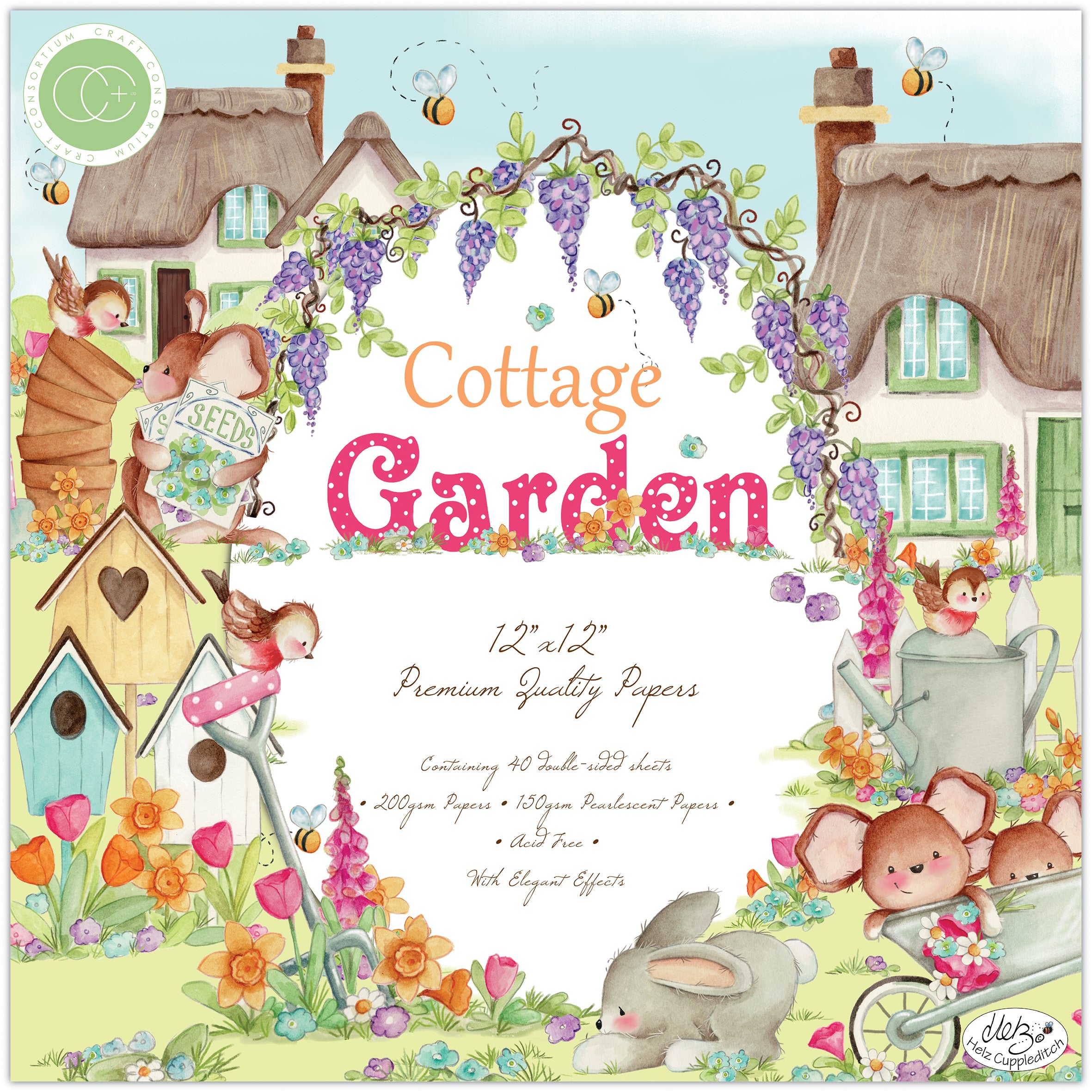 Cottage Garden - 12x12 Paper Pad