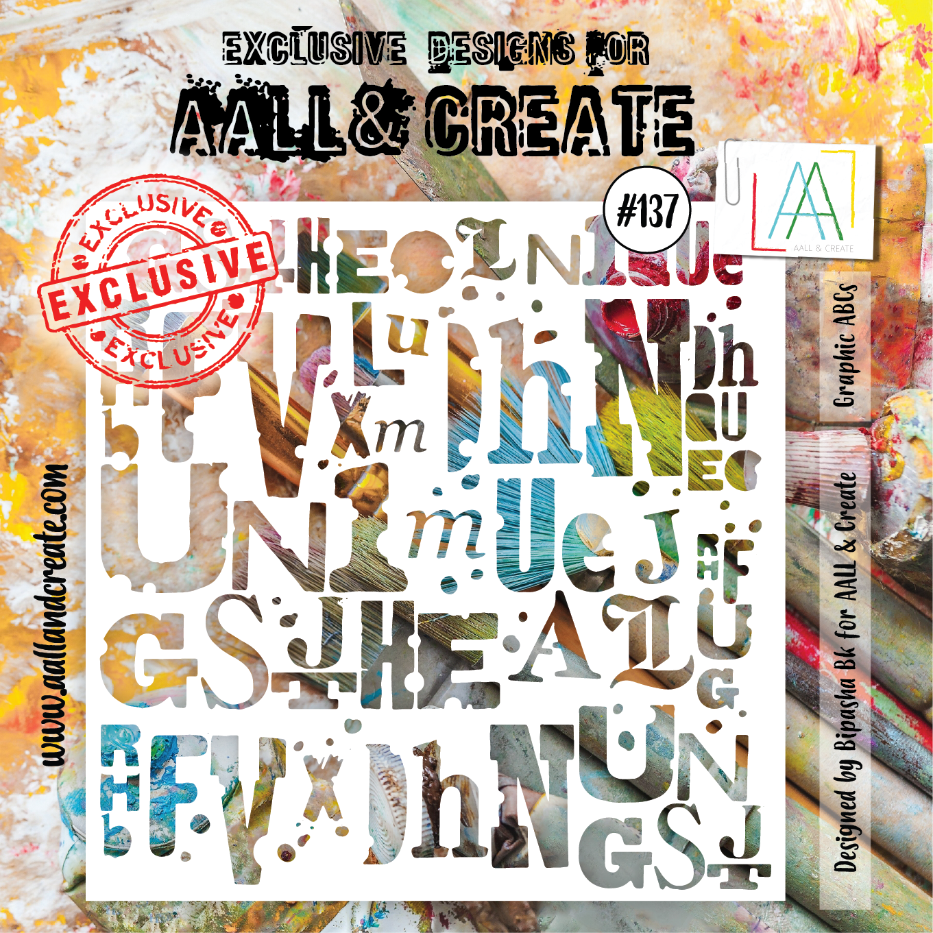 AALL and Create Stencil - 137 - Graphic ABCs