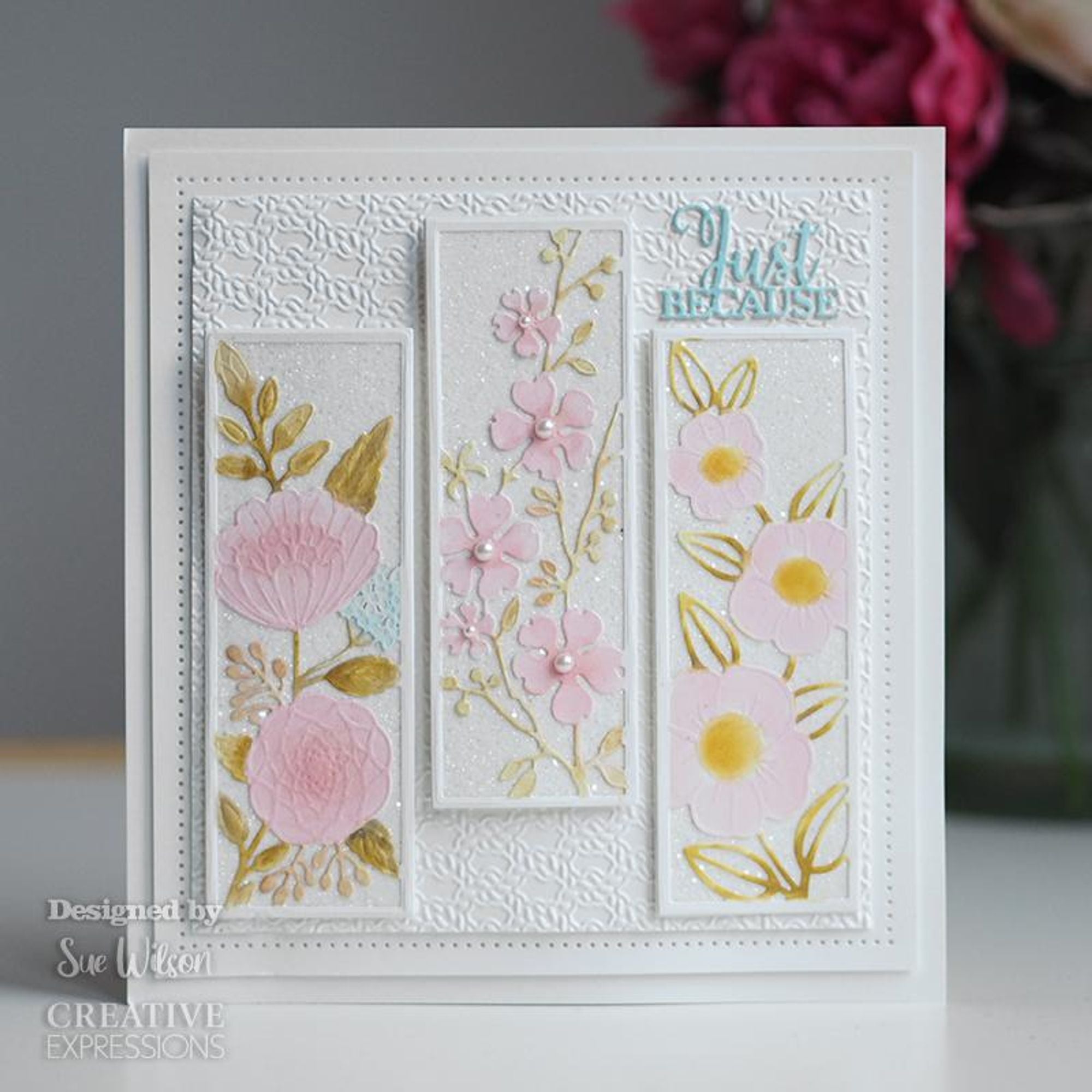Creative Expressions Sue Wilson Floral Panels Dogwood Craft Die