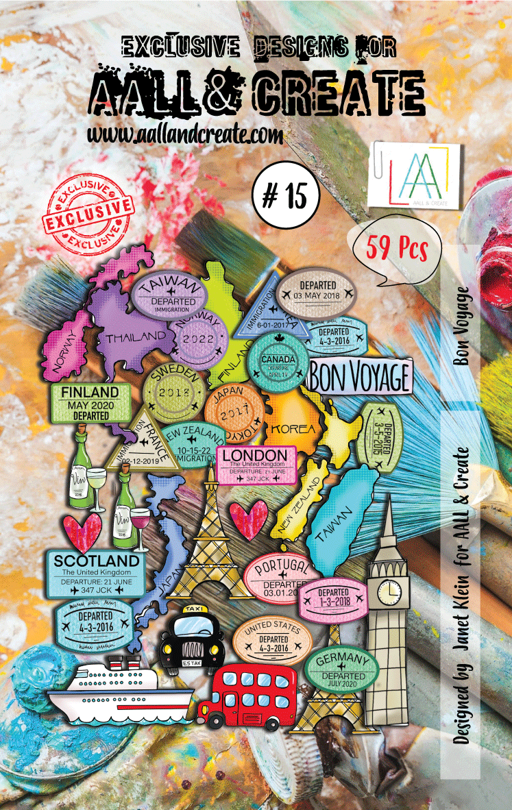 AALL and Create Ephemera - 015 - Bon Voyage
