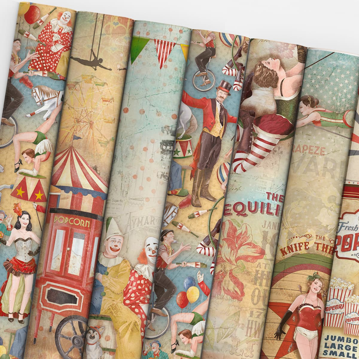 Ciao Bella The Greatest Show Paper Pad 12"x12" 12/Pkg