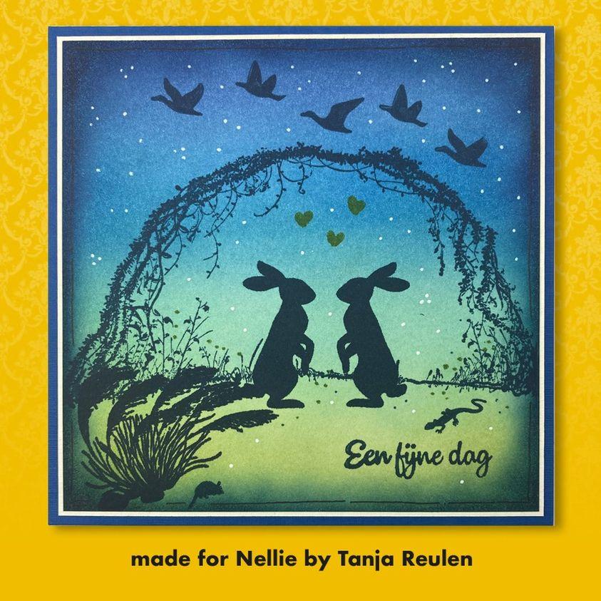 Clear Stamp Silhouette Blooming Grass 3