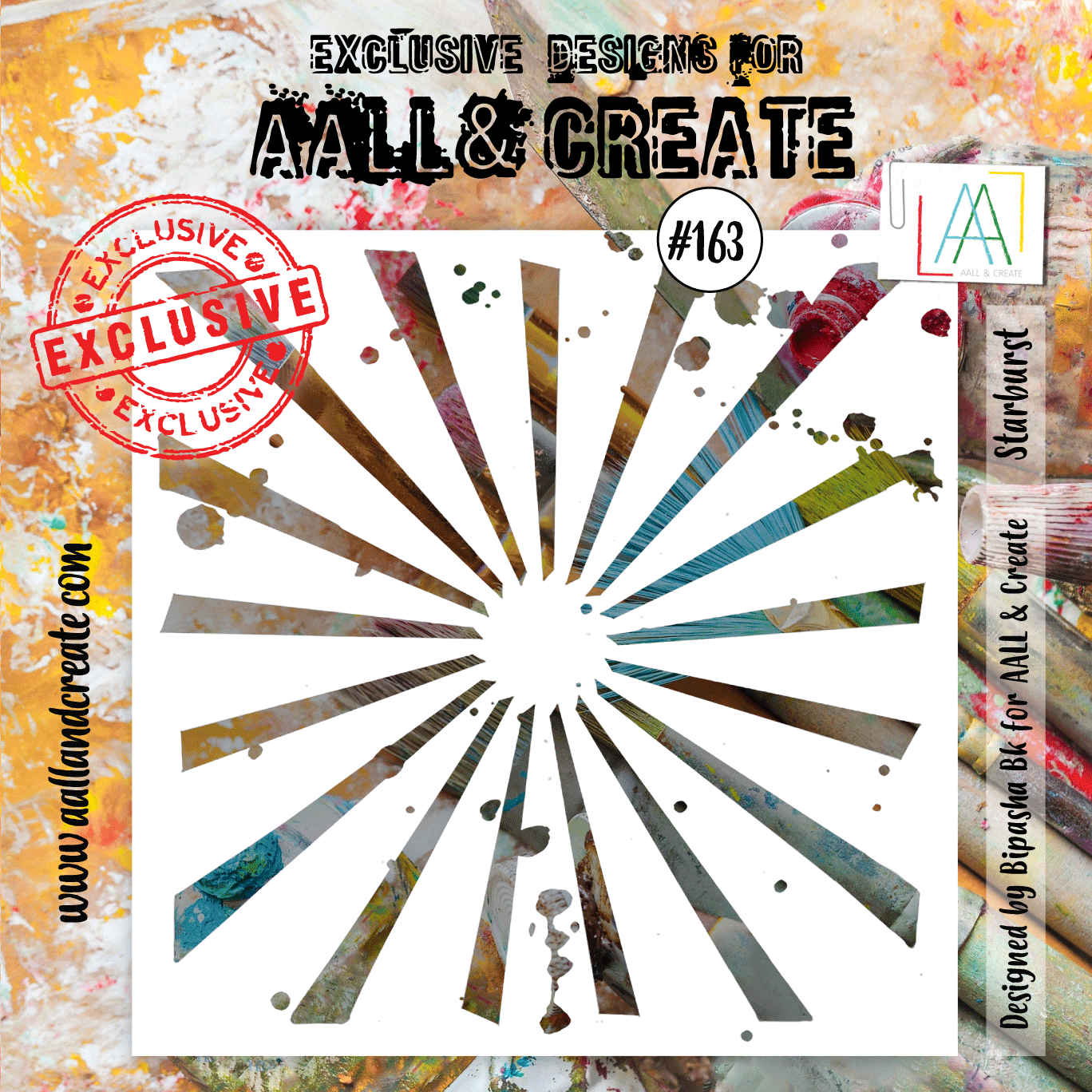 AALL and Create Stencil - 163 - Starburst