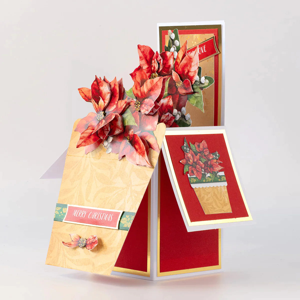 Christmas Flower Pots Card Making Kit