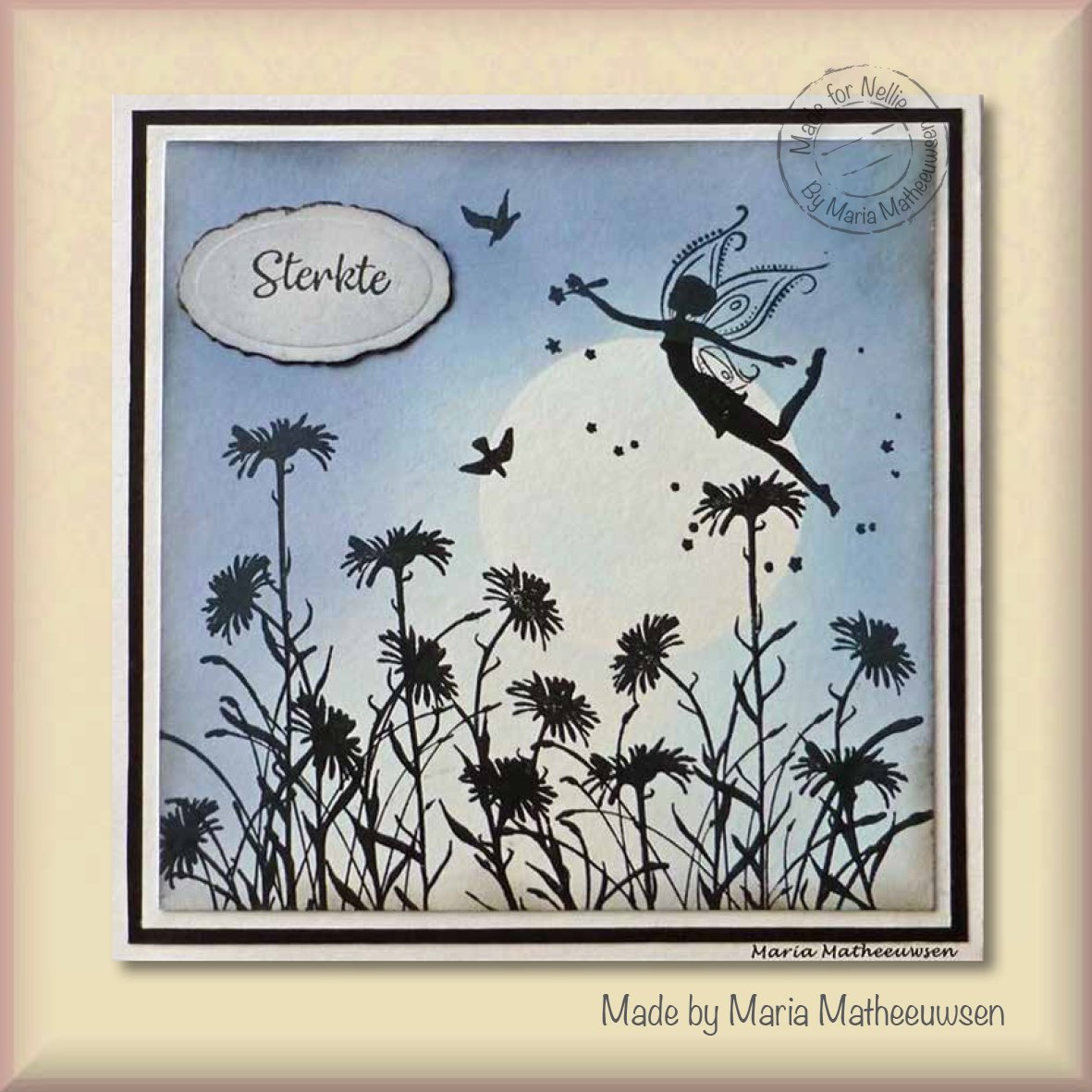 Nellie's Choice Clear Stamp Fairy Tales Flower-1