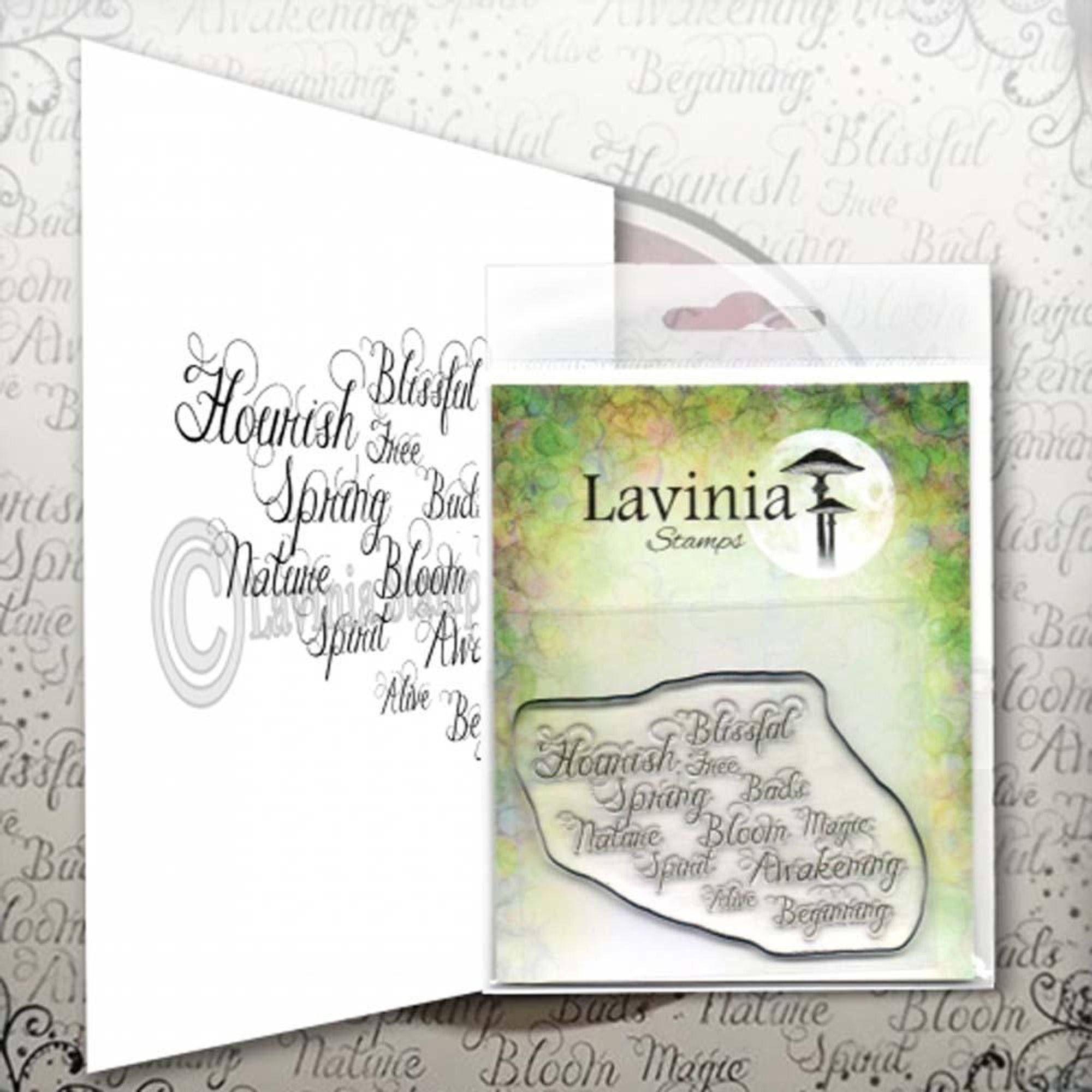 Lavinia Stamps Words of Spring