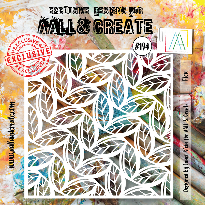 AALL and Create #194 - 6"x6" Stencil - Fica