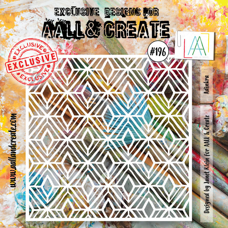 AALL and Create #196 - 6"x6" Stencil - Adinkra