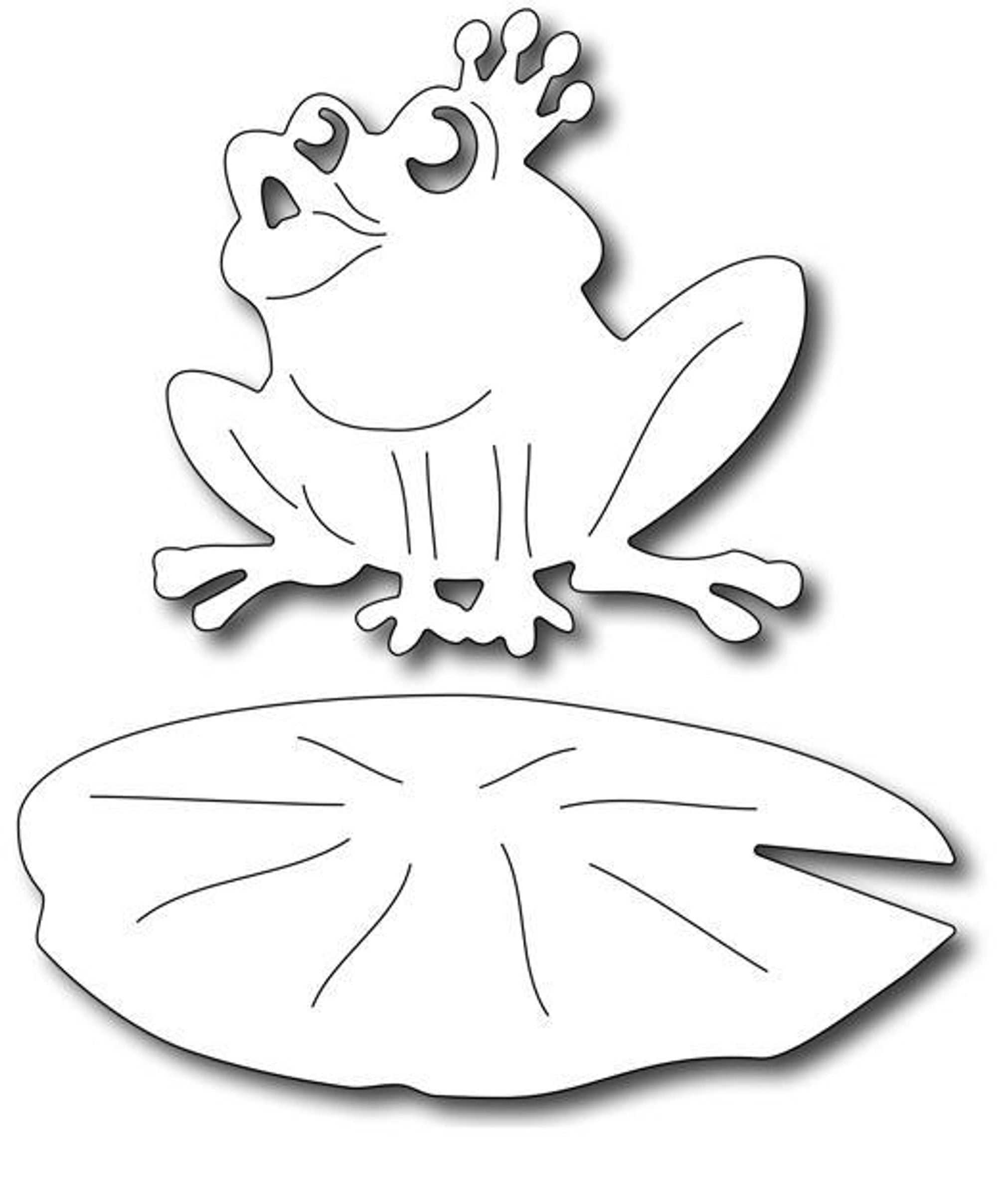 Frantic Stamper Precision Die - Frog Prince (set of 2)