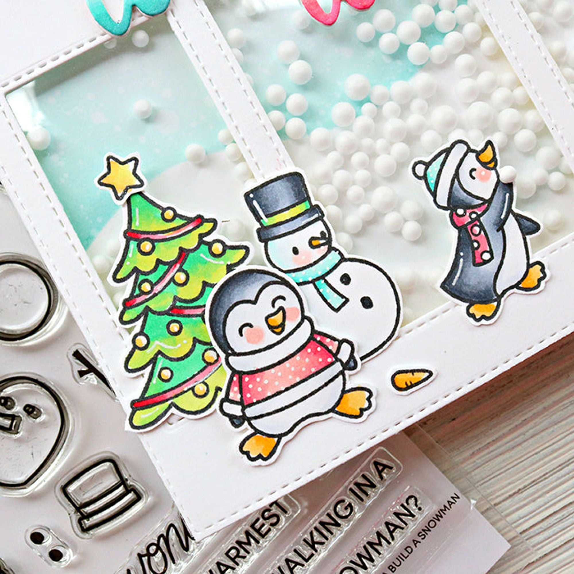 Wanna Build A Snowman Stamps