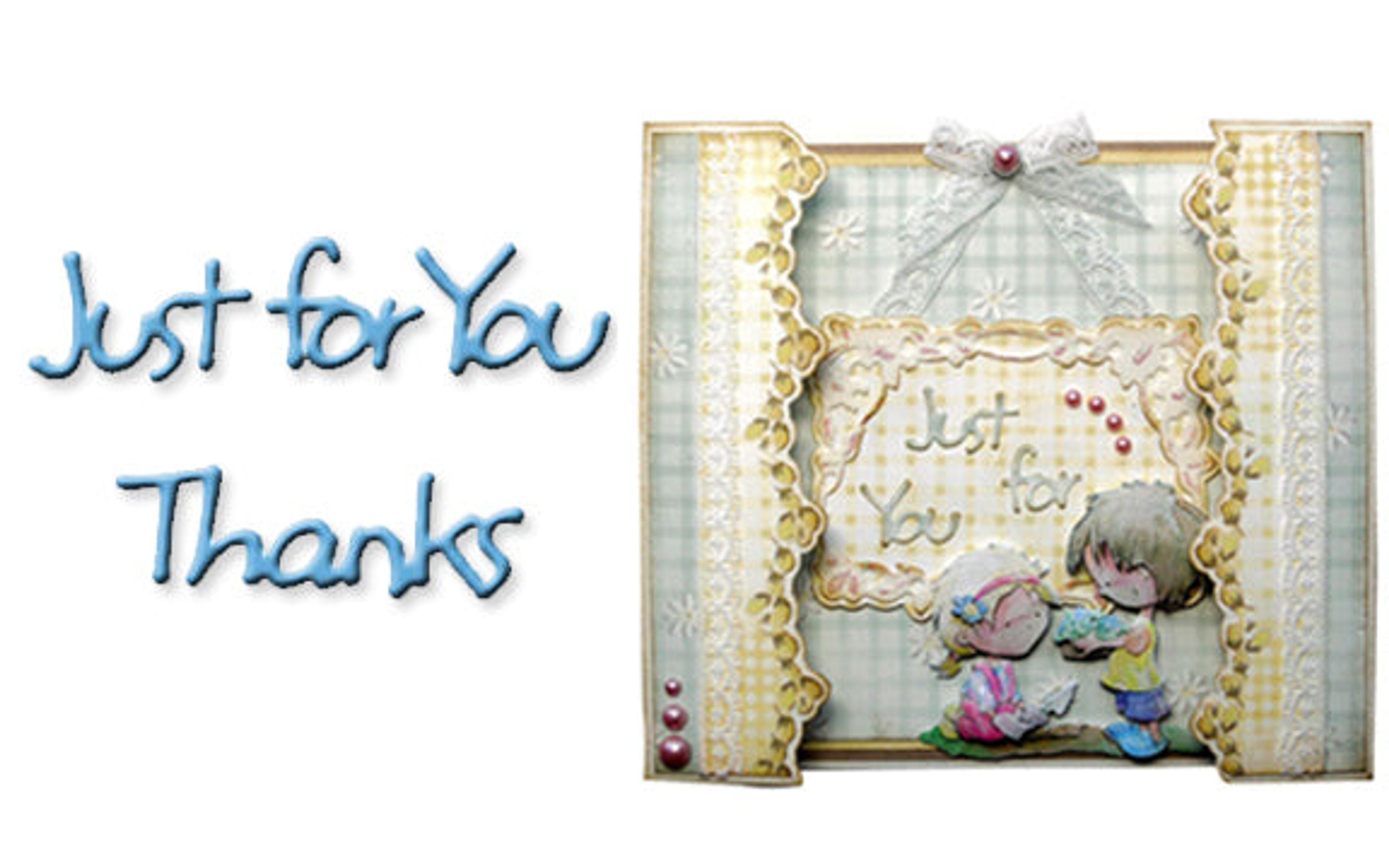 Marianne Design: Creatables Dies - Just for You/Thanks