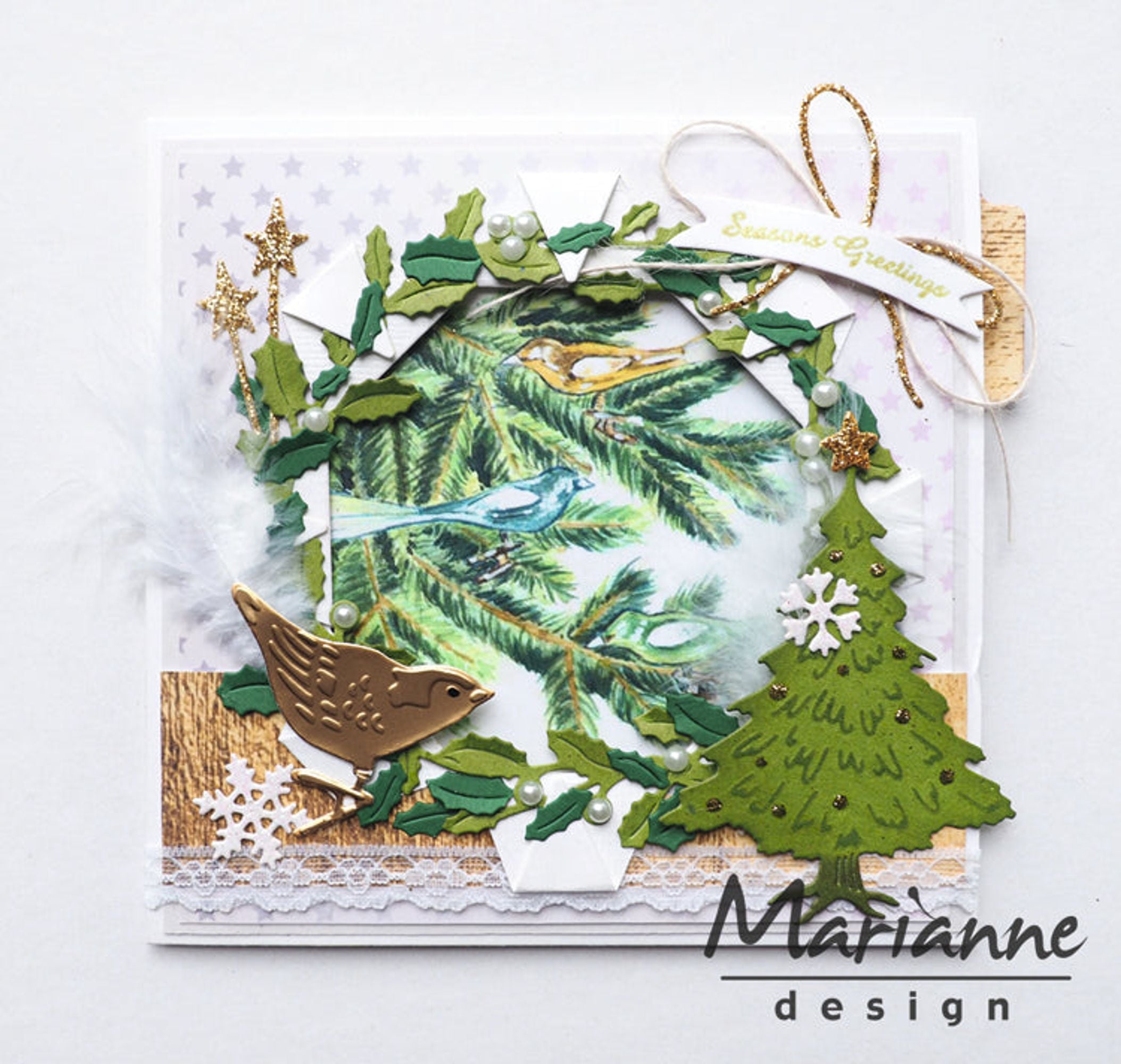 Marianne Design Creatables Tiny's Christmas Tree with Decoration