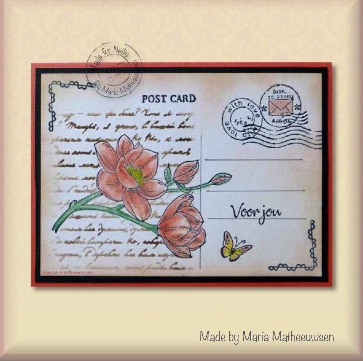 Clear Stamps Flowers Blooming Branch Magnolia