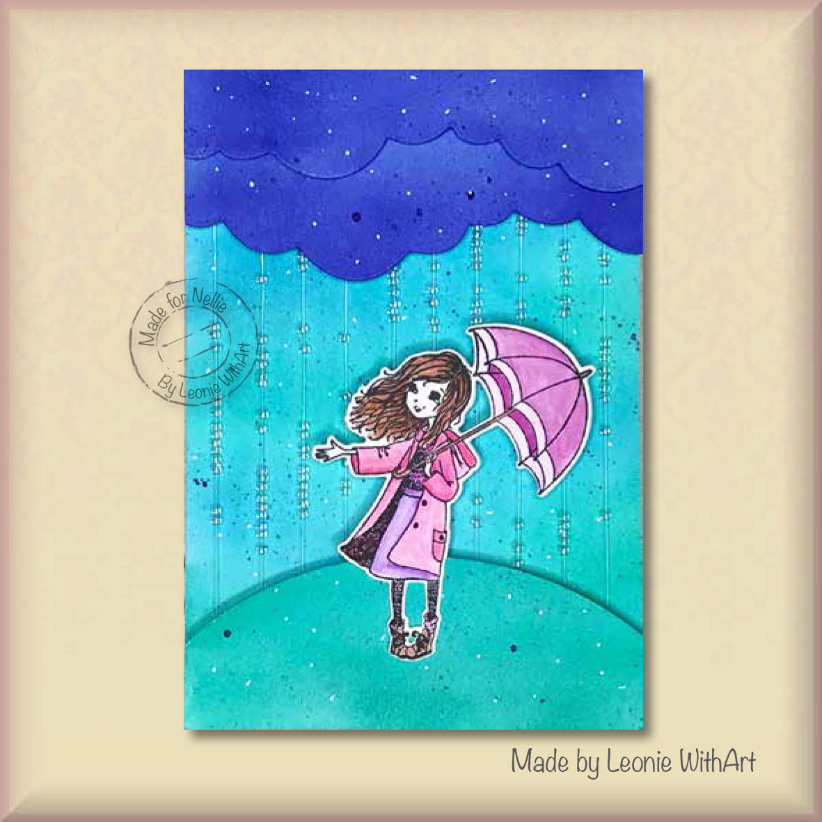 Just Me Stamp & Die Set Autumn Weather