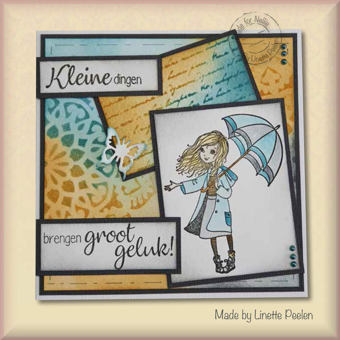 Just Me Stamp & Die Set Autumn Weather