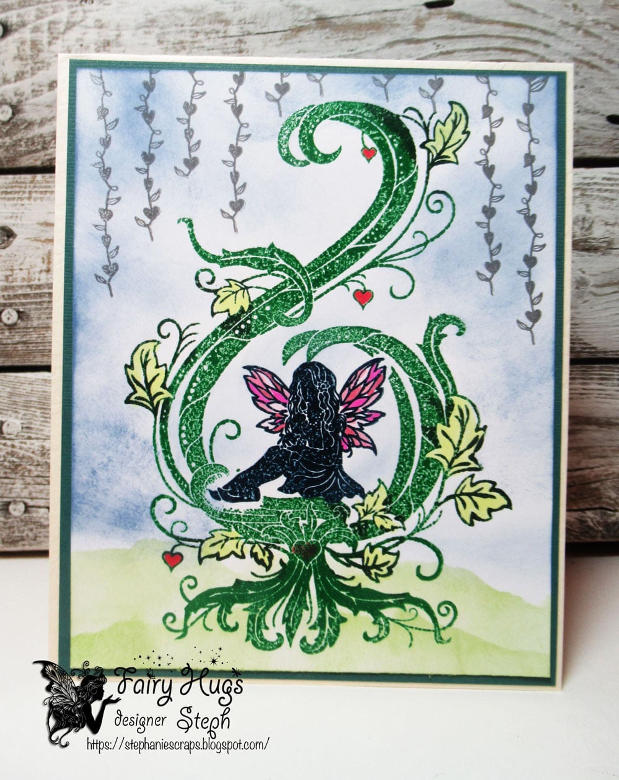 Fairy Hugs Stamps - Foliage Swirl