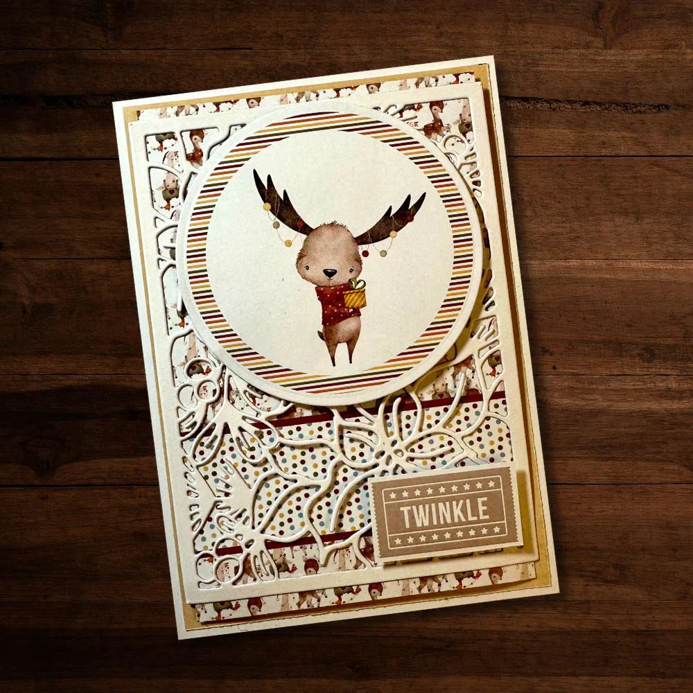 Christmas Poinsettia Coverplate Metal Cutting Die 30156