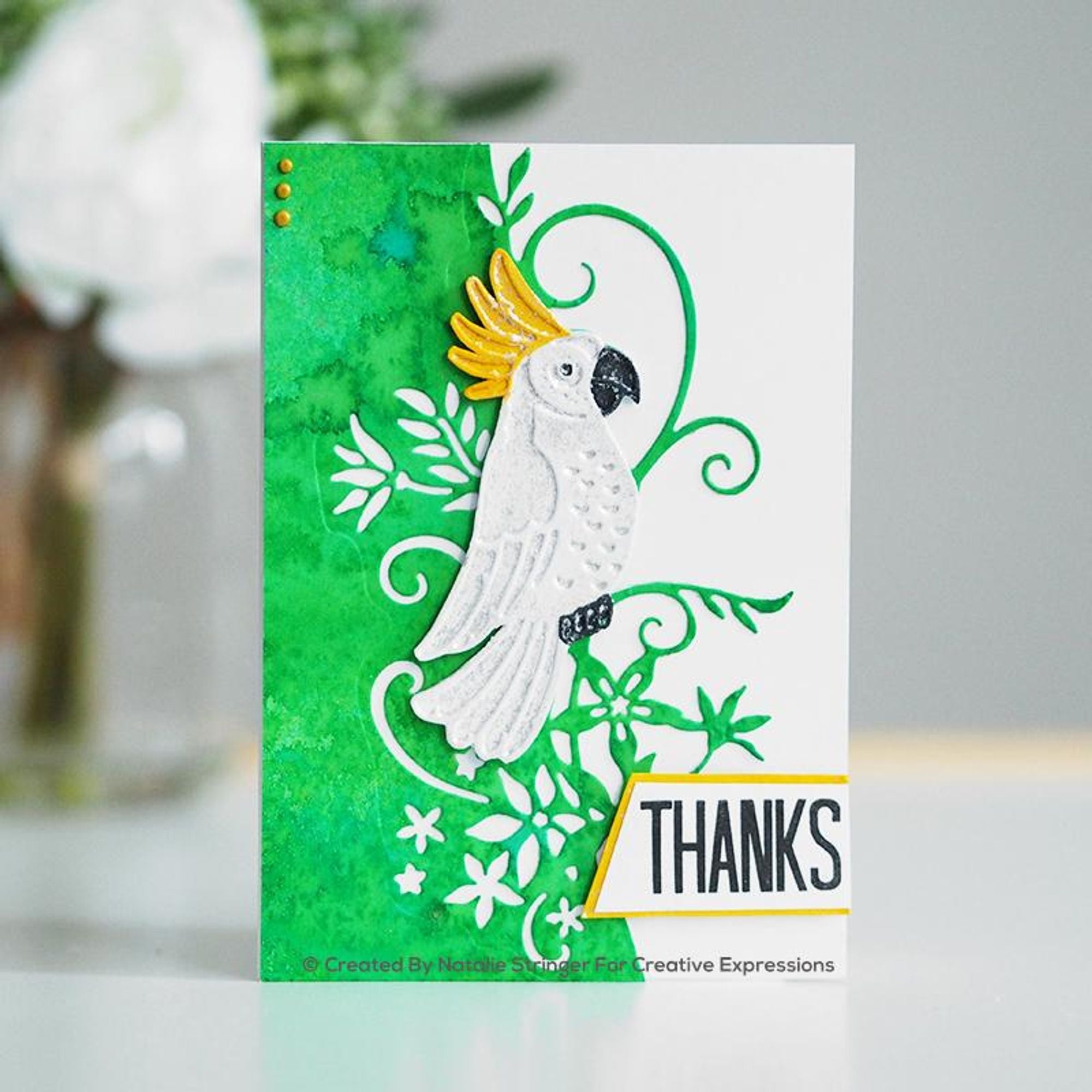 Paper Cuts Edger Charming Parrot Craft Die