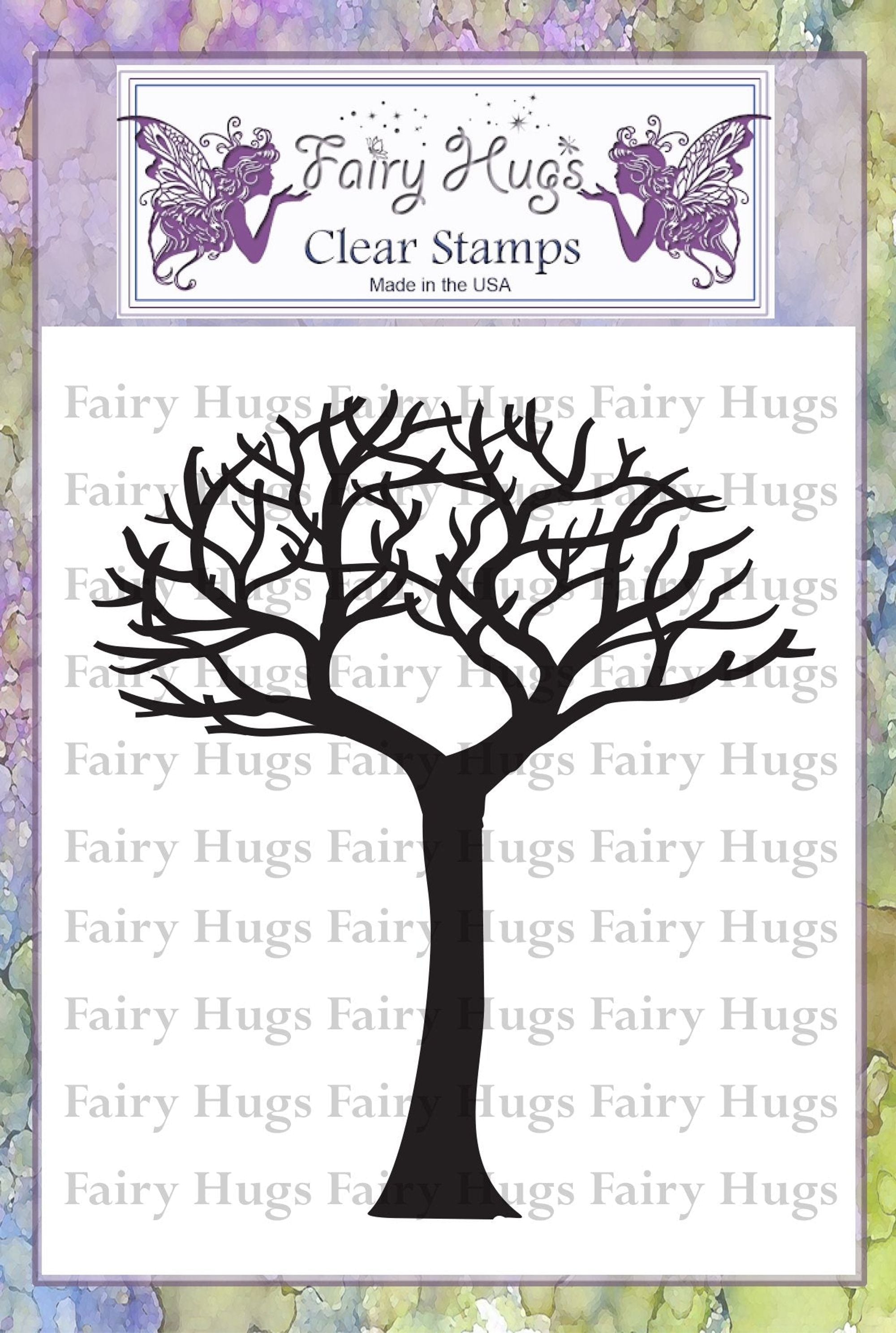 Fairy Hugs Stamps - Skinny Bare Tree (Short)