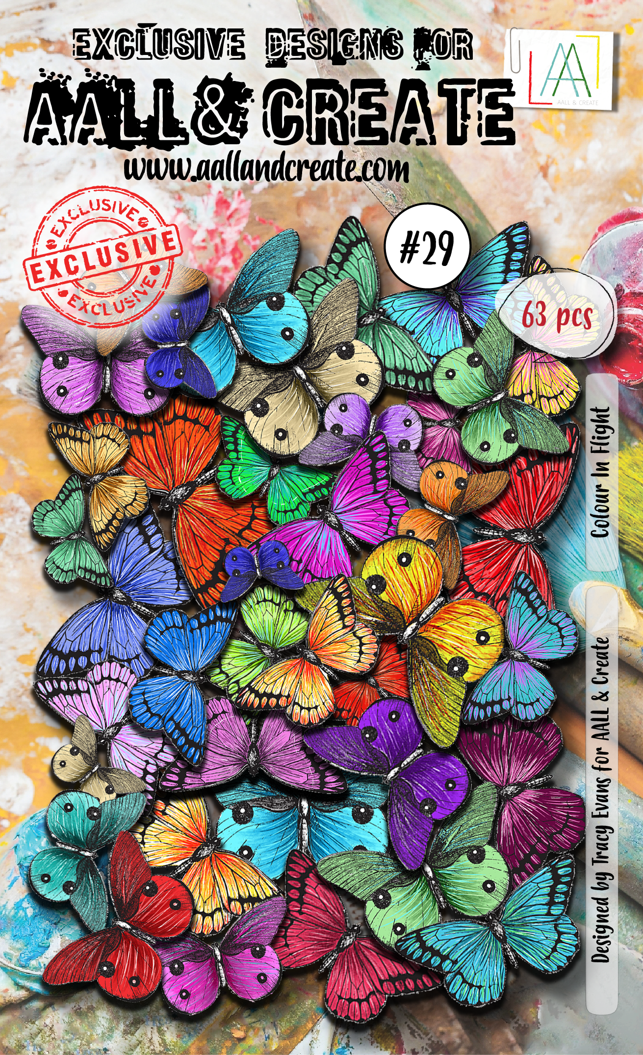 AALL and Create  Ephemera Die-Cuts - 29 - Colour In Flight