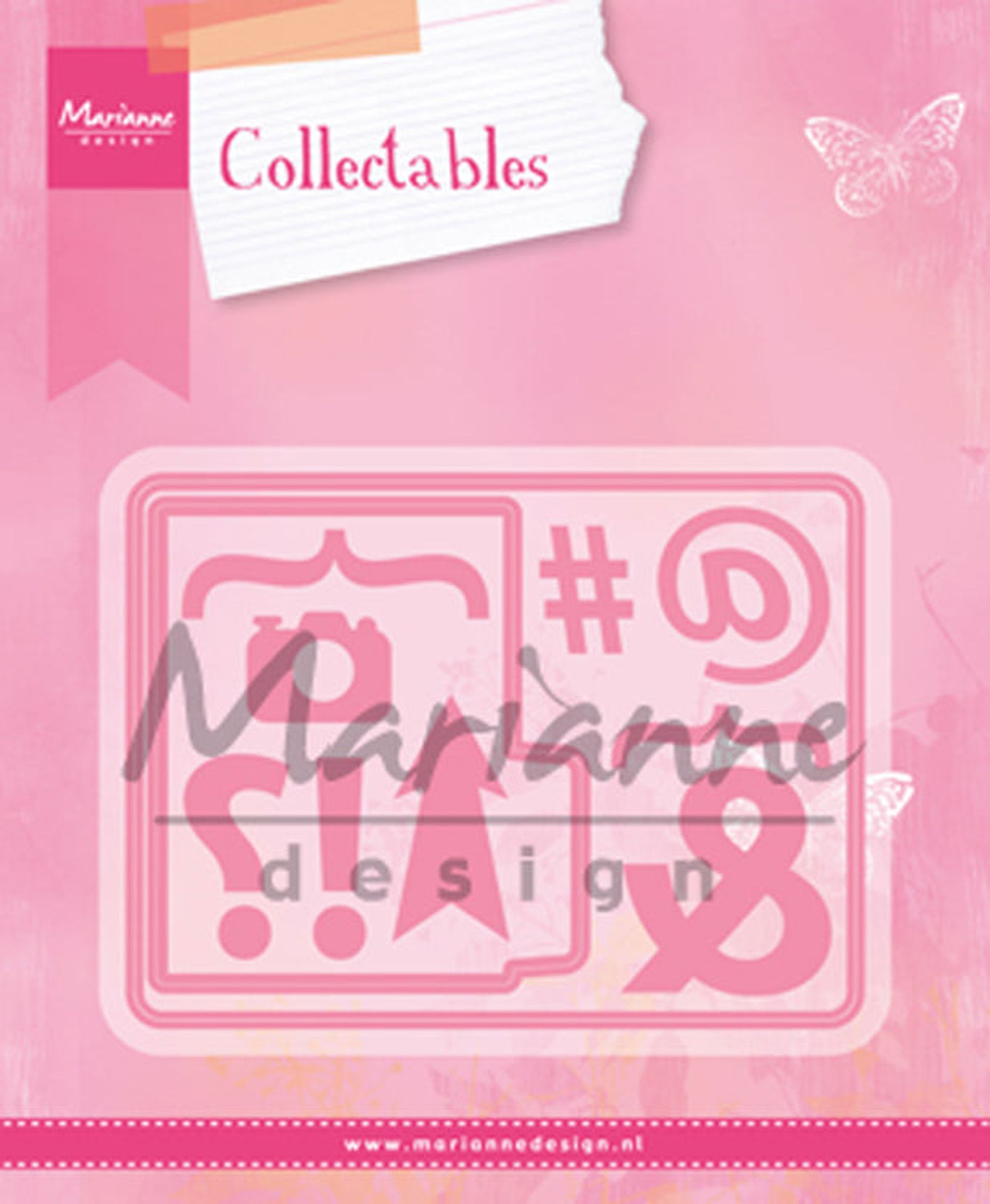 Marianne Design: Collectables Die Set - File Folders & Symbols