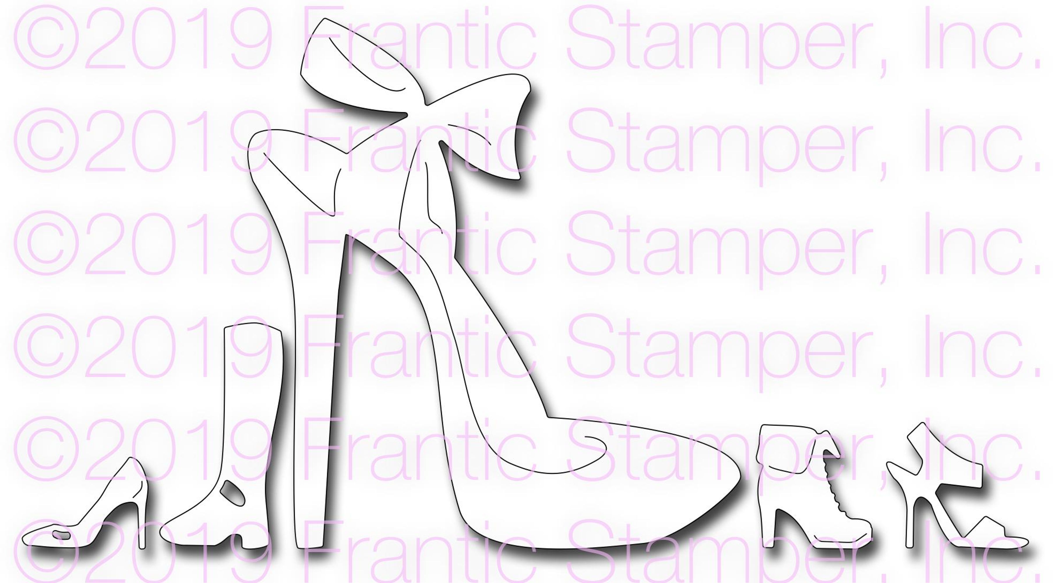 Frantic Stamper Precision Die - Shoe Closet