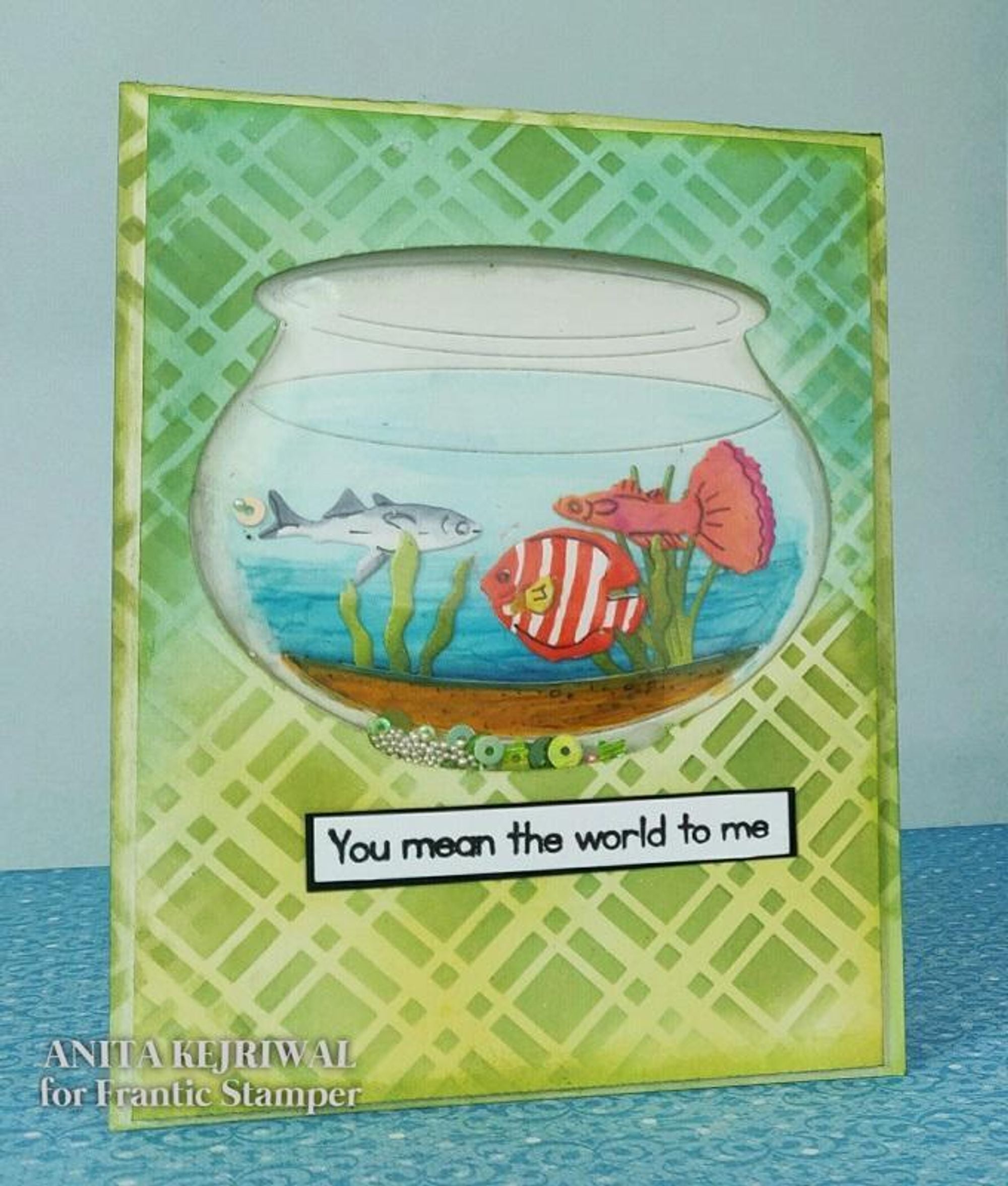 Frantic Stamper Precision Die - Fishy Friends