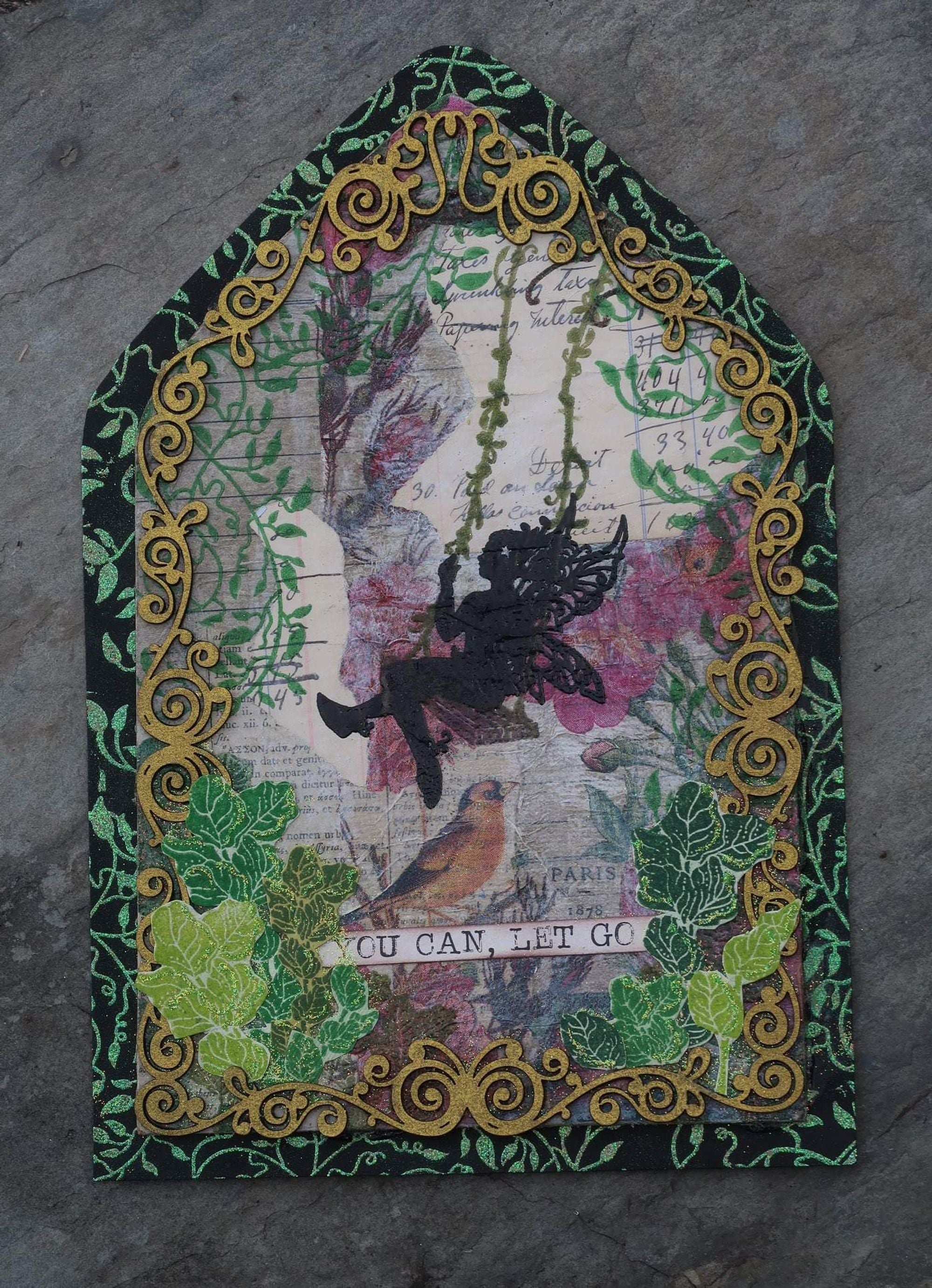 Fairy Hugs Stamps - Leafy Scrolls