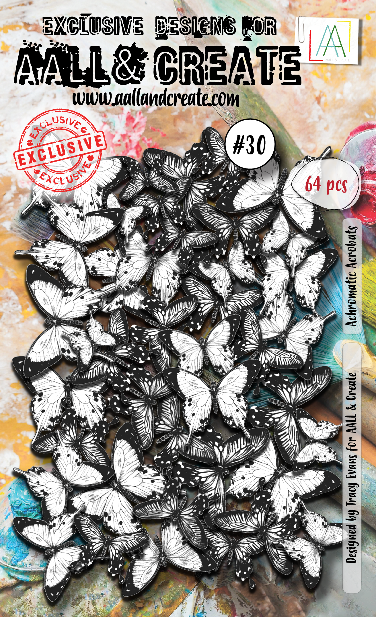 AALL and Create  Ephemera Die-Cuts - 30 - Achromatic Acrobats