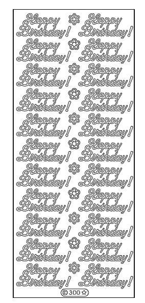 Deco Stickers - Happy Birthday