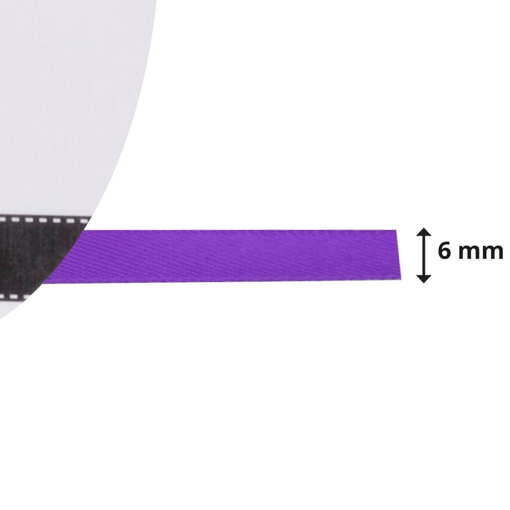 Vaessen Creative Satin Ribbon 6mmx10m Purple