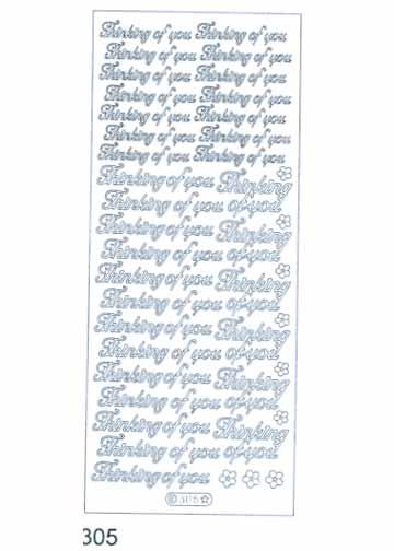 Deco Stickers - Thinking of You