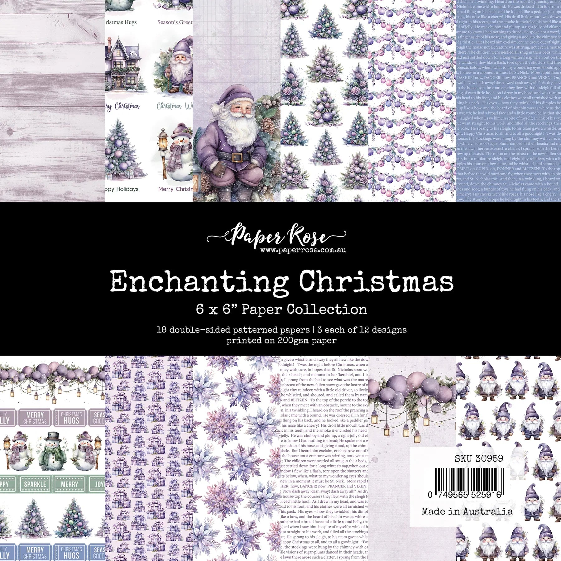 Enchanting Christmas 6x6 Paper Collection
