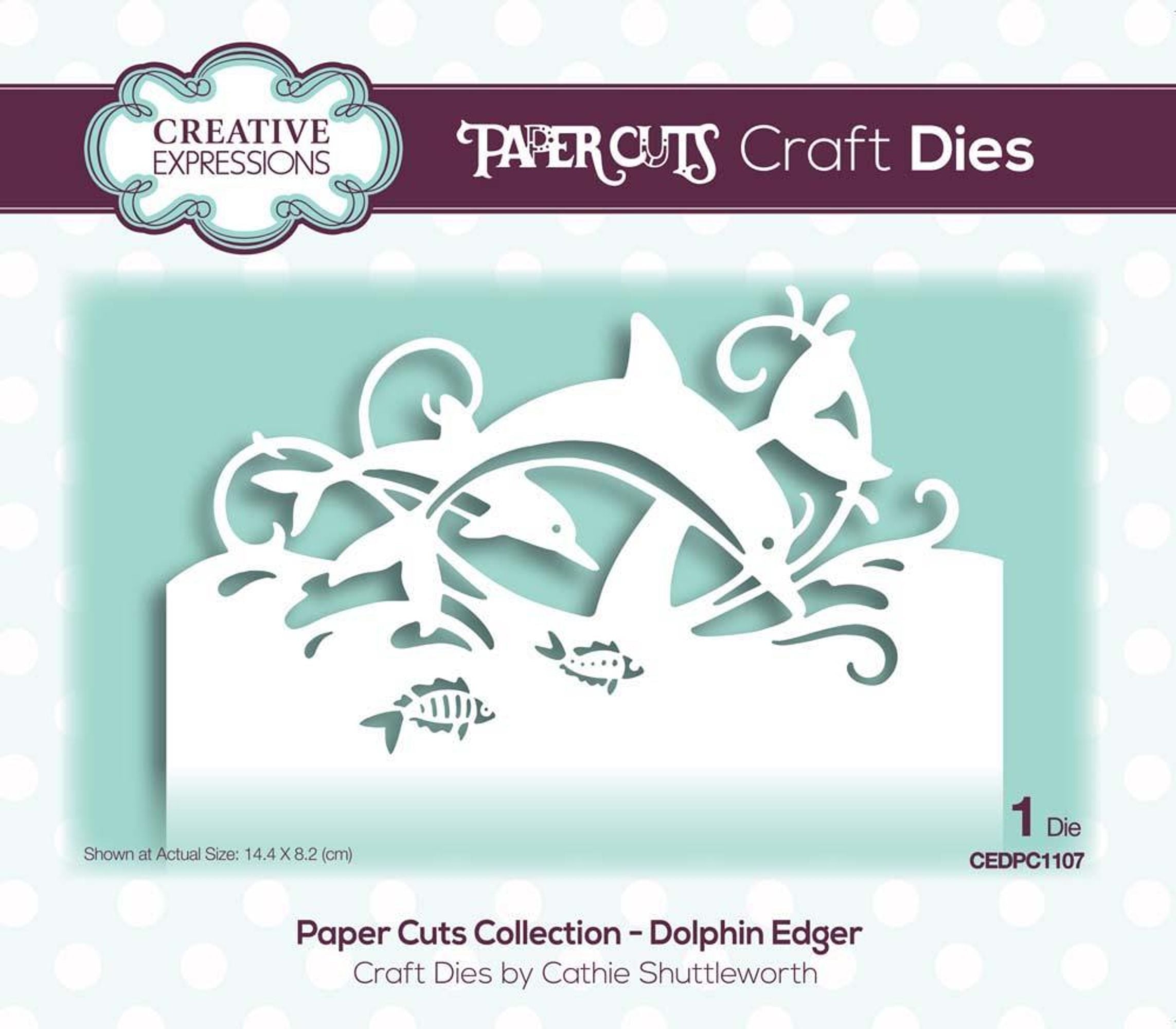 Creative Expressions Paper Cuts Dolphin Edger Craft Die
