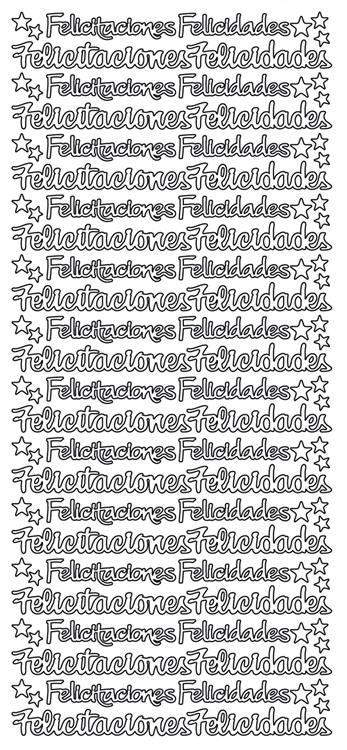 Peel-Off Stickers - Felicitaciones
