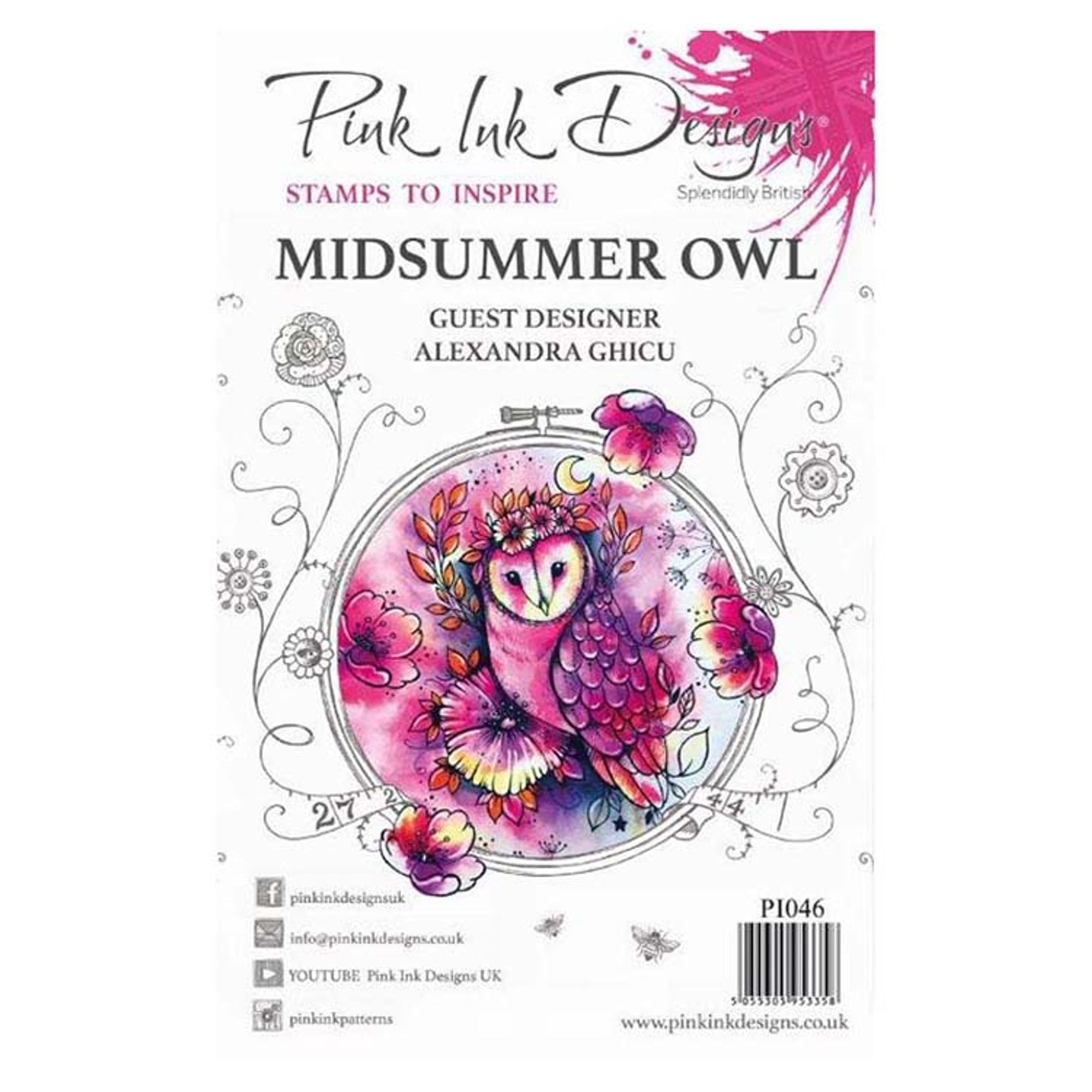 Pink Ink Designs Clear Stamp Midsummer Owl