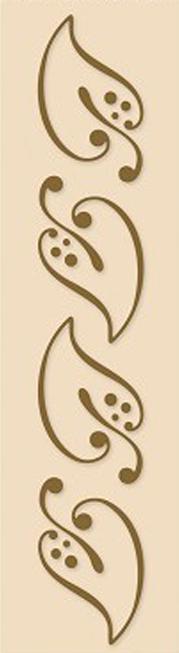 Lea'bilities Border Embossing Folder - Leaves