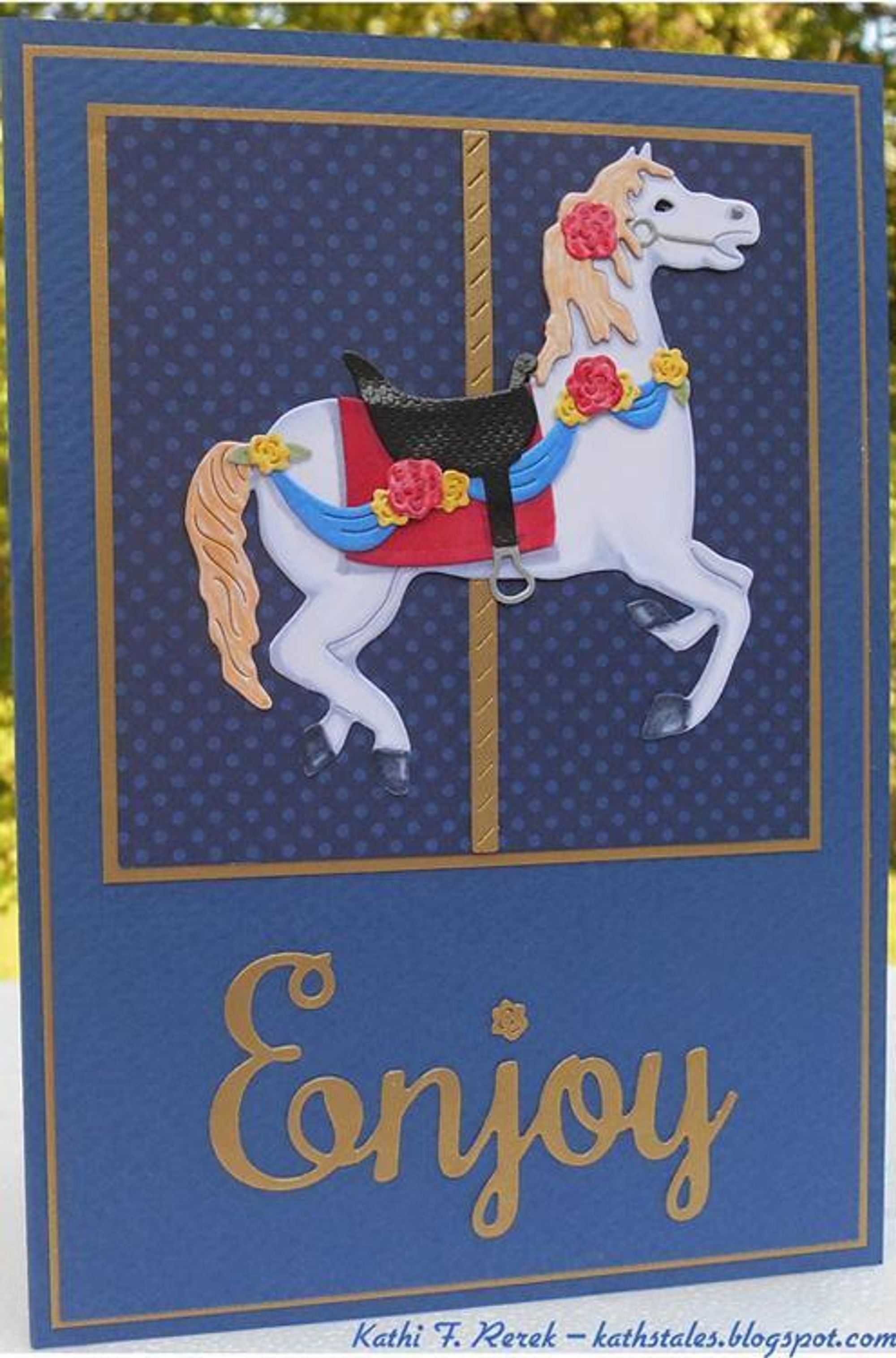 Frantic Stamper Precision Die - Large Carousel Horse